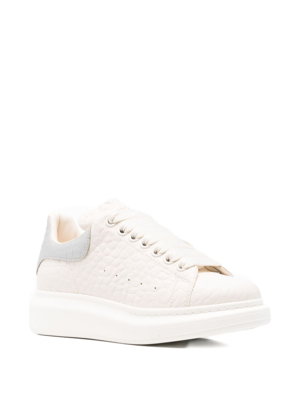 textured heel-tab ballet flats - 2