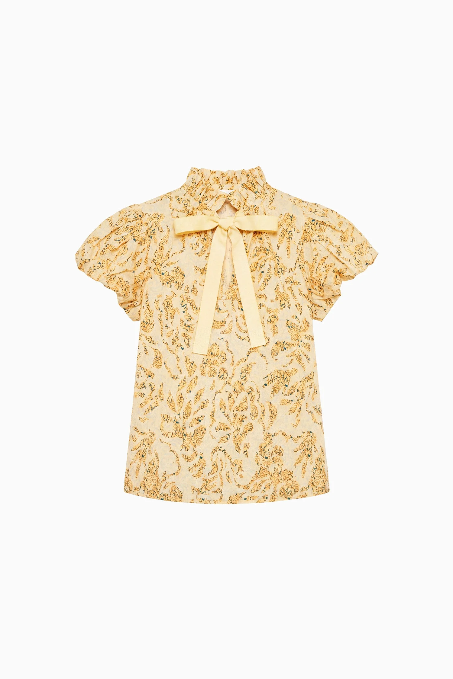 Estela Short Sleeve Cotton Top - 1