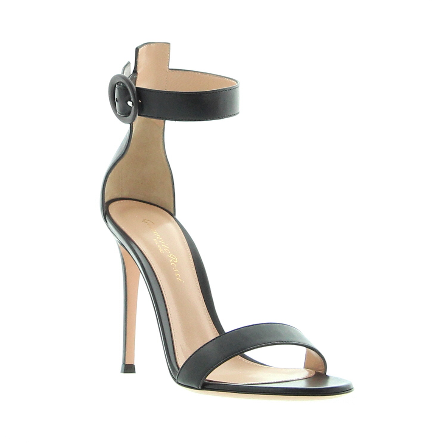 Gianvito Rossi – Portofino Sandal 105 Black Nappa - 2