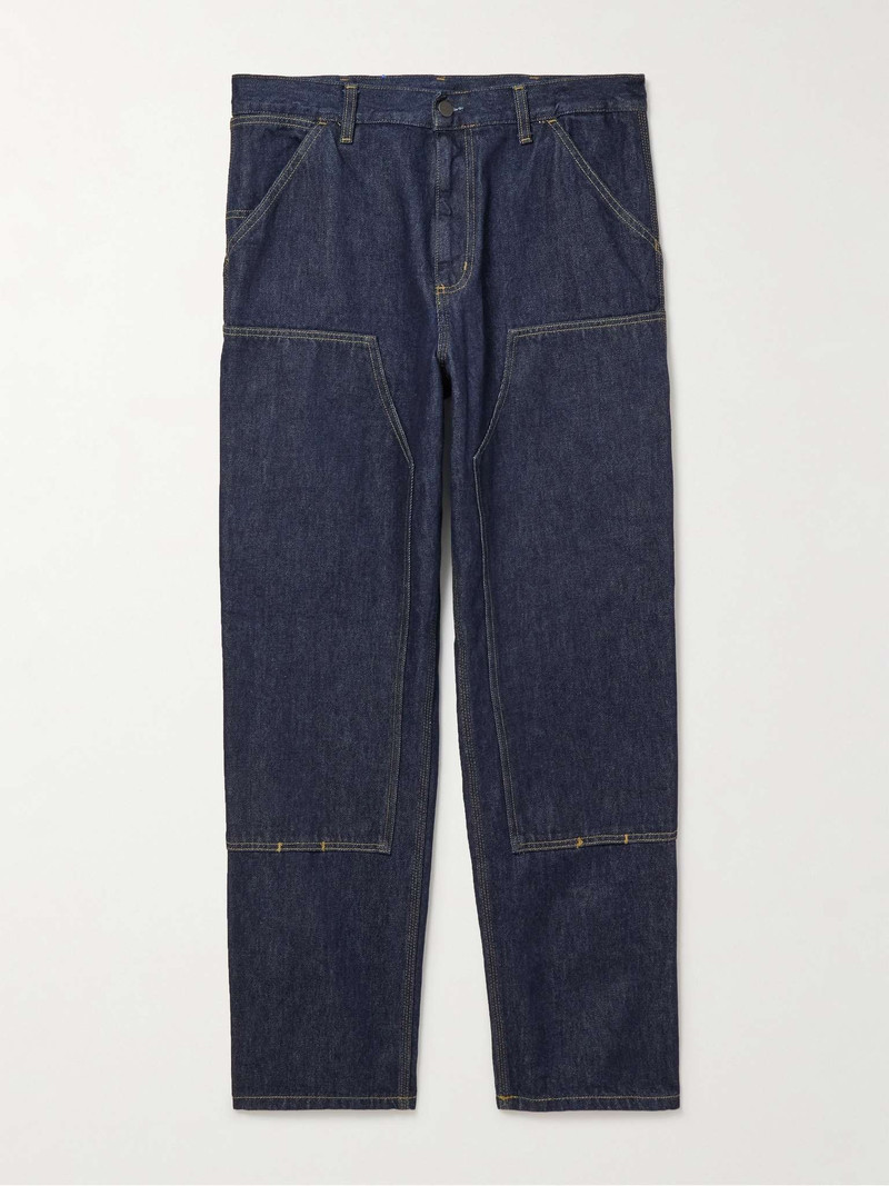Double Knee Straight-Leg Panelled Jeans - 1