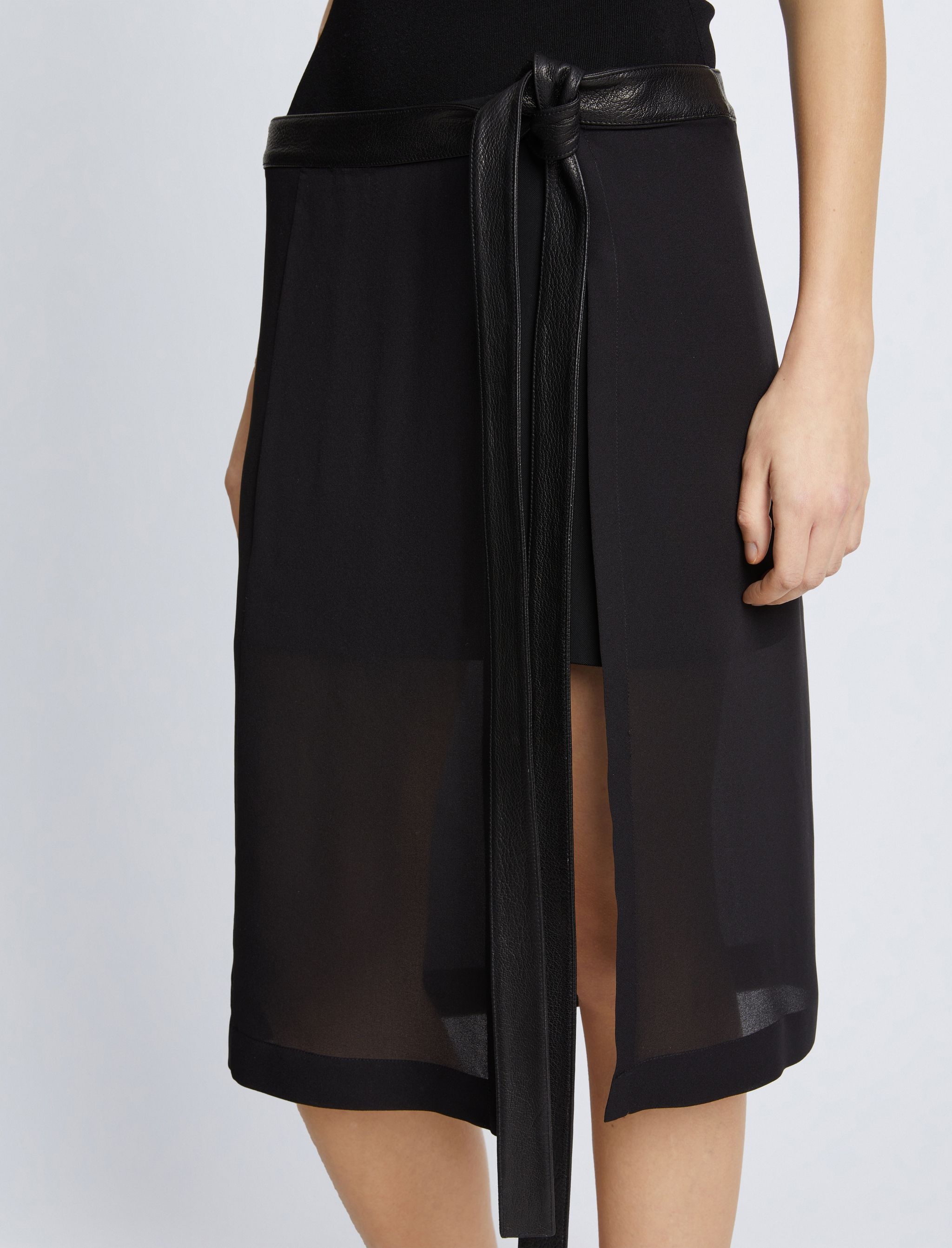 Crepe Chiffon Skirt - 5