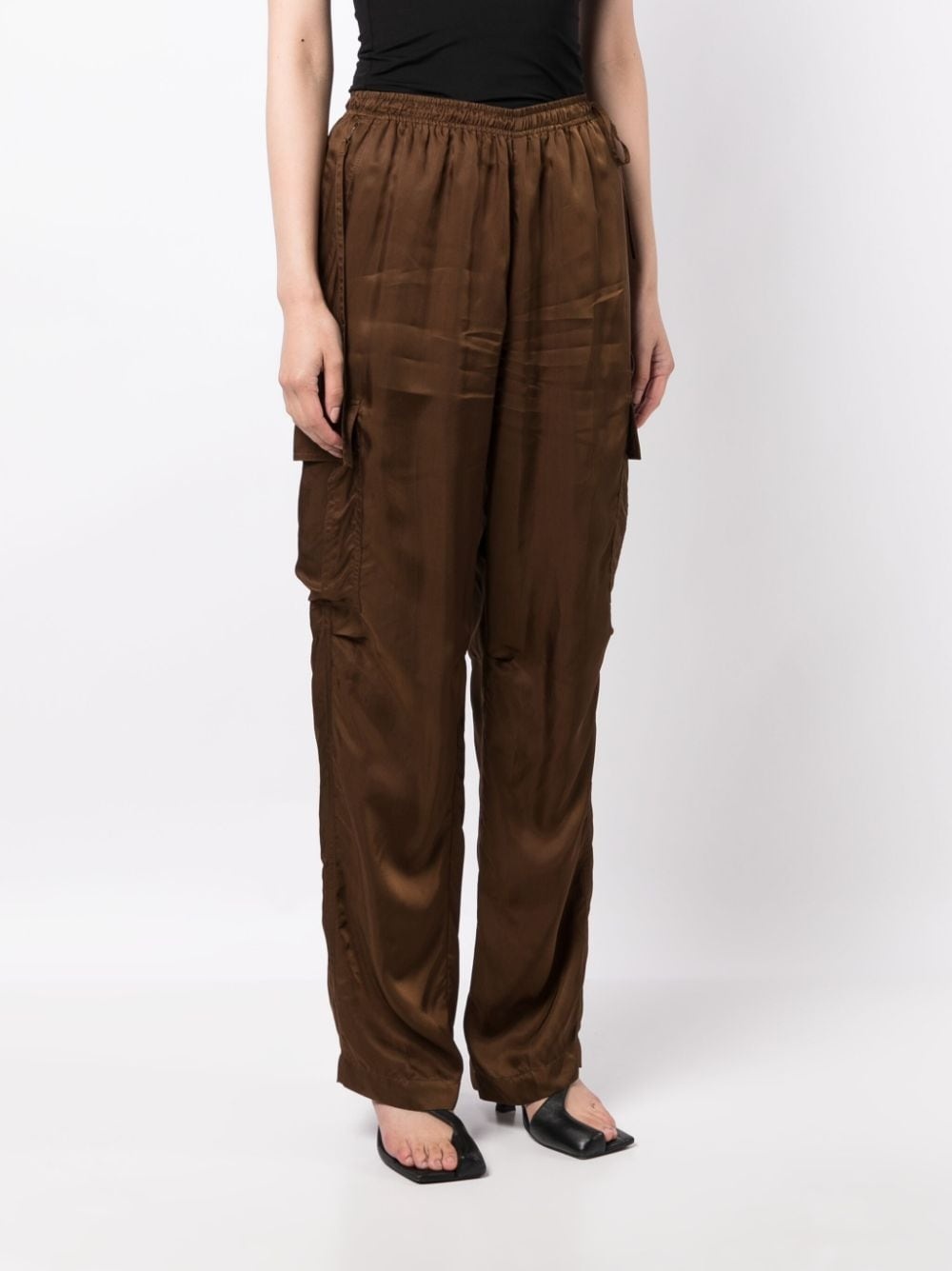 wide-leg cargo pants - 3