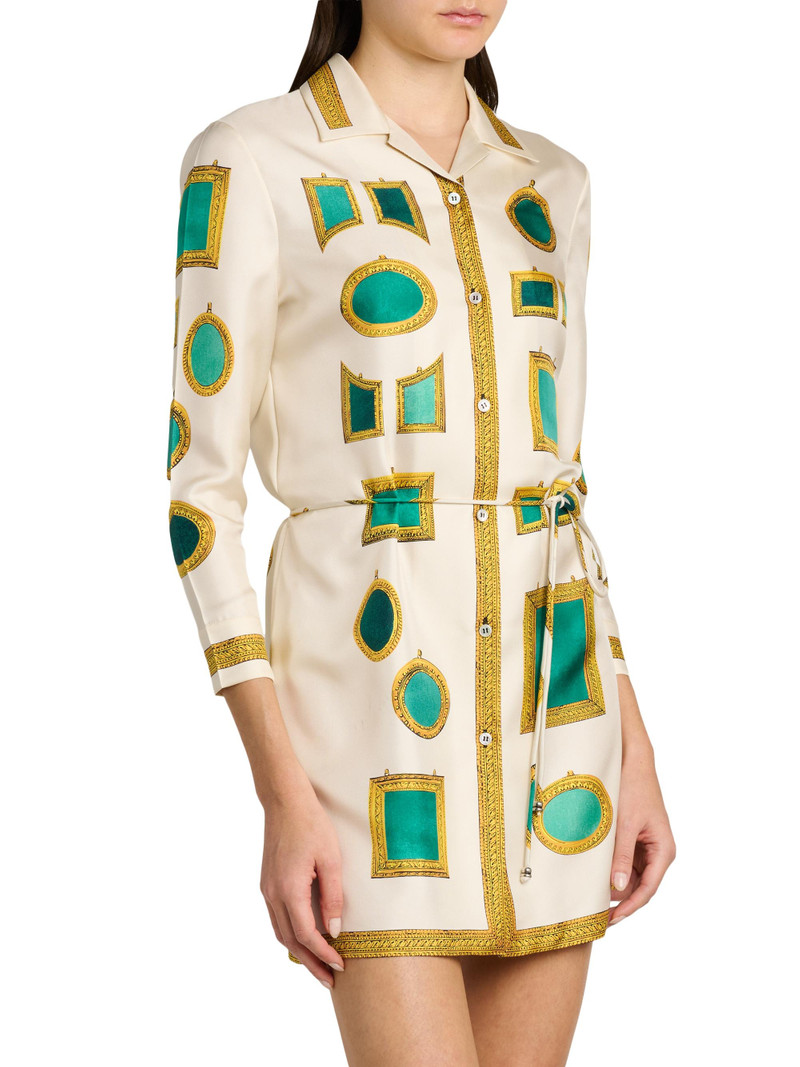 Women's The Gallery Print Twill Minidress - Multi Color 4