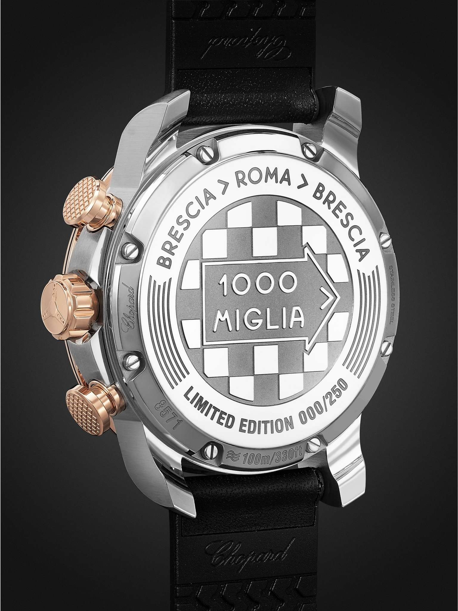 Mille Miglia 2021 Race Edition Limited Edition Automatic Chronograph 44mm Stainless Steel, 18-Karat  - 5