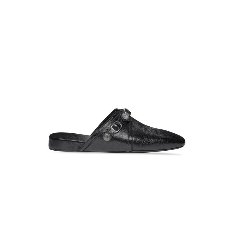 Men's Cosy Cagole Mule in Black - 1