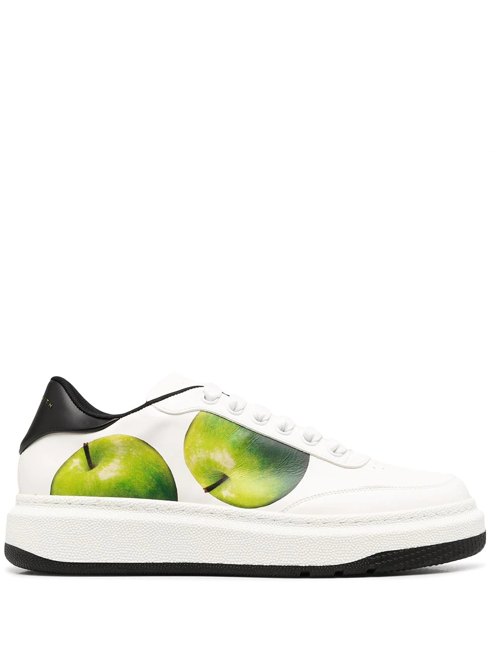 apple print low-top sneakers - 1