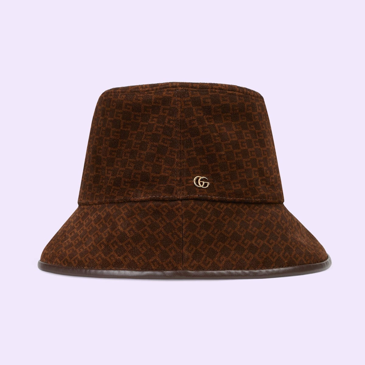 Mini Square G suede bucket hat - 4