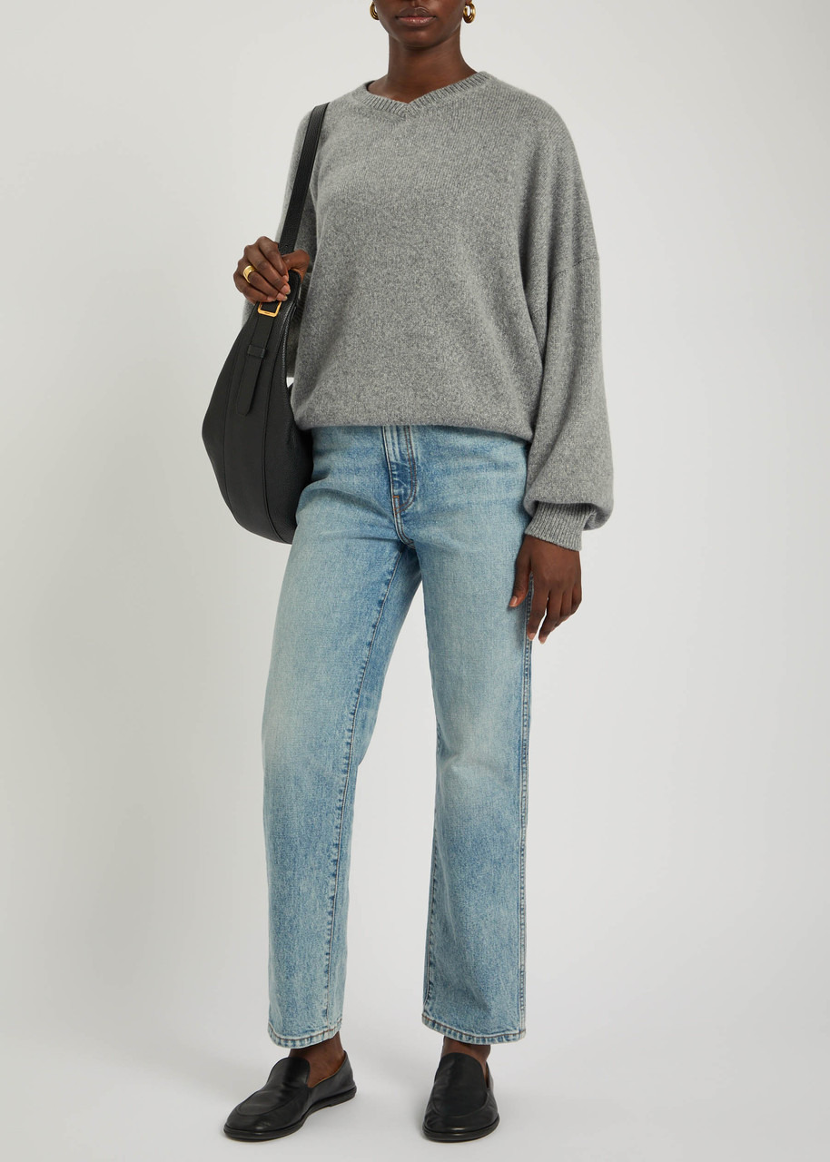 Khaite Wolfe Melange Cashmere Sweatshirt - 4