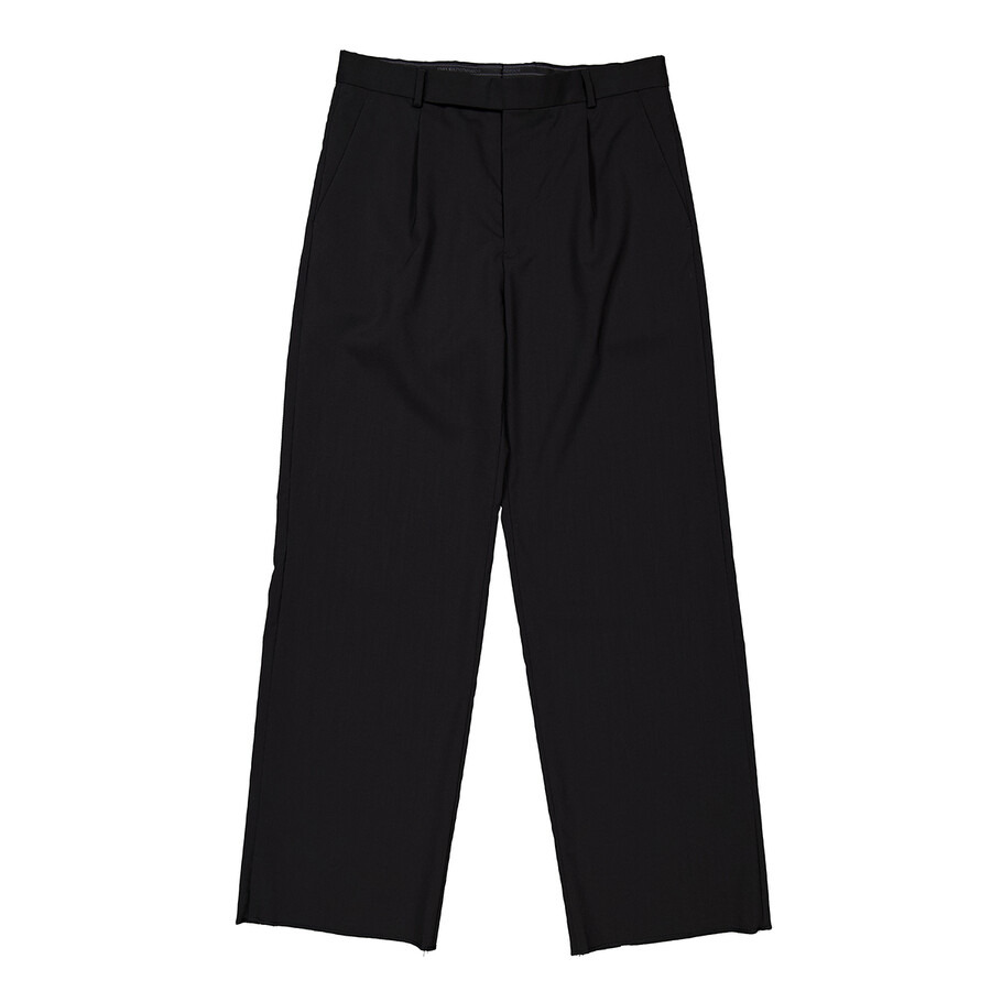 Emporio Armani Black Classic Tailored Trousers - 5
