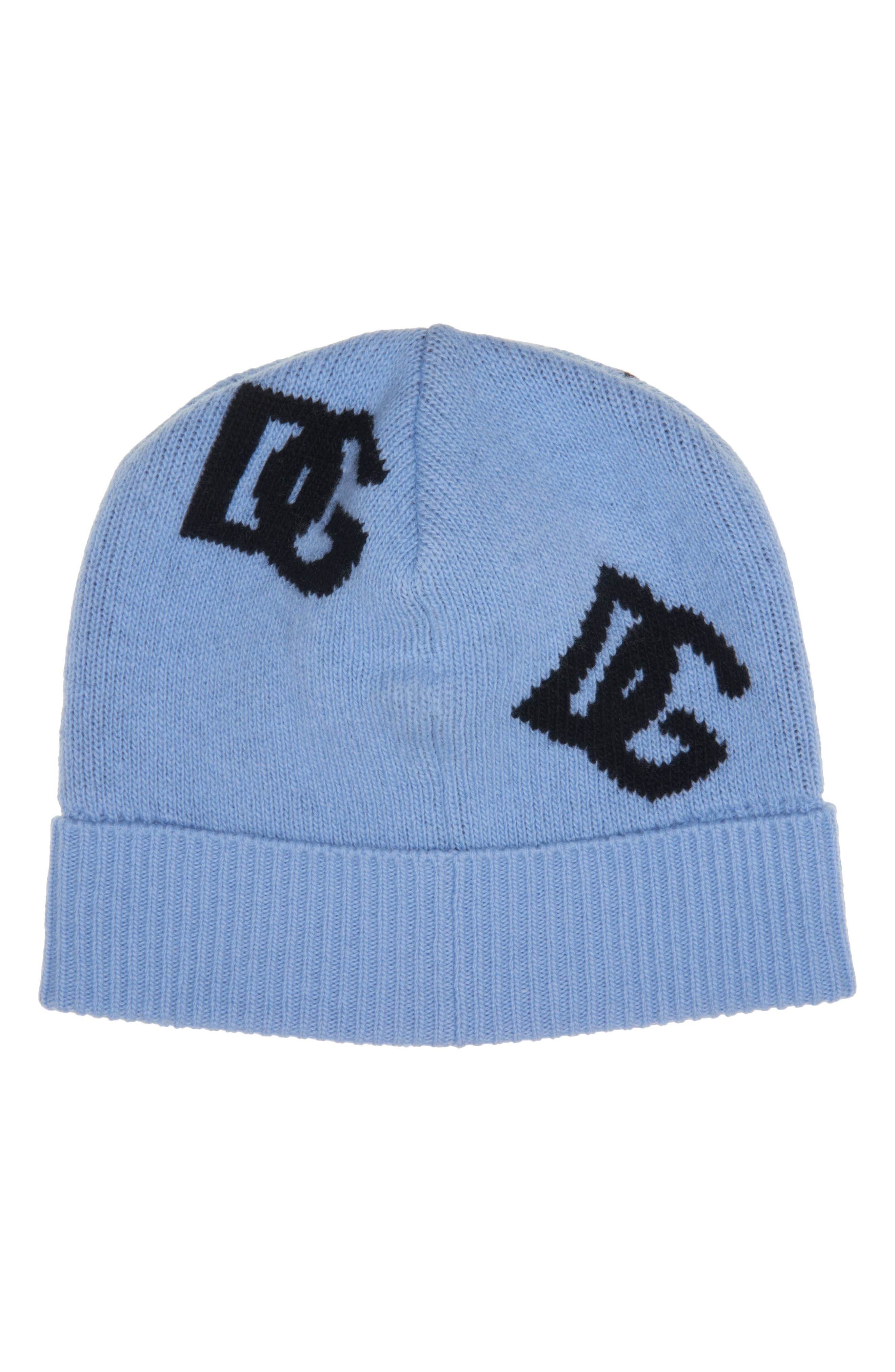 Dolce&Gabbana DG Logo Wool Beanie in B0143 Very Light Blue at Nordstrom - 2