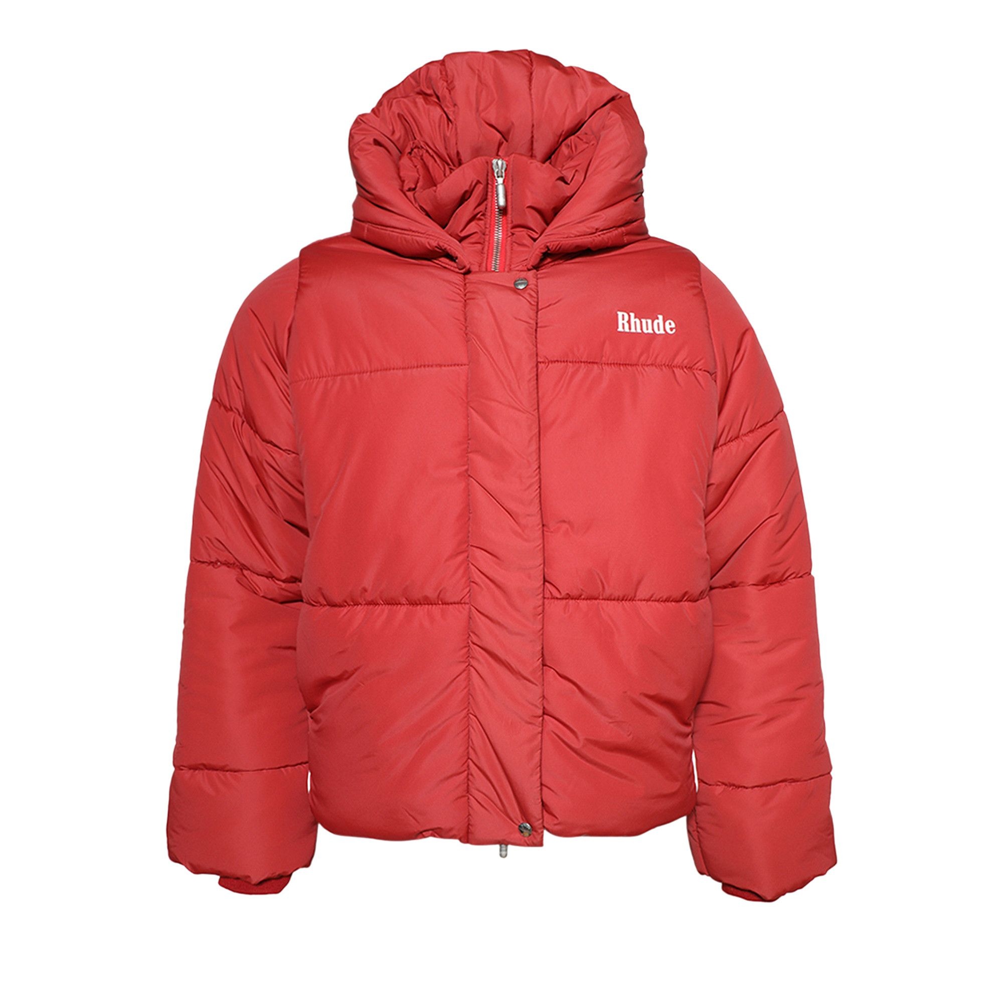 Rhude Moonlight Puffer Jacket 'Red/White/Black' - 1