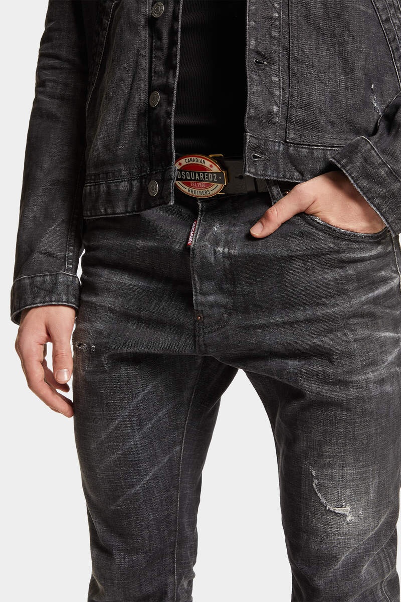 BLACK EASY WASH COOL GUY JEANS - 5