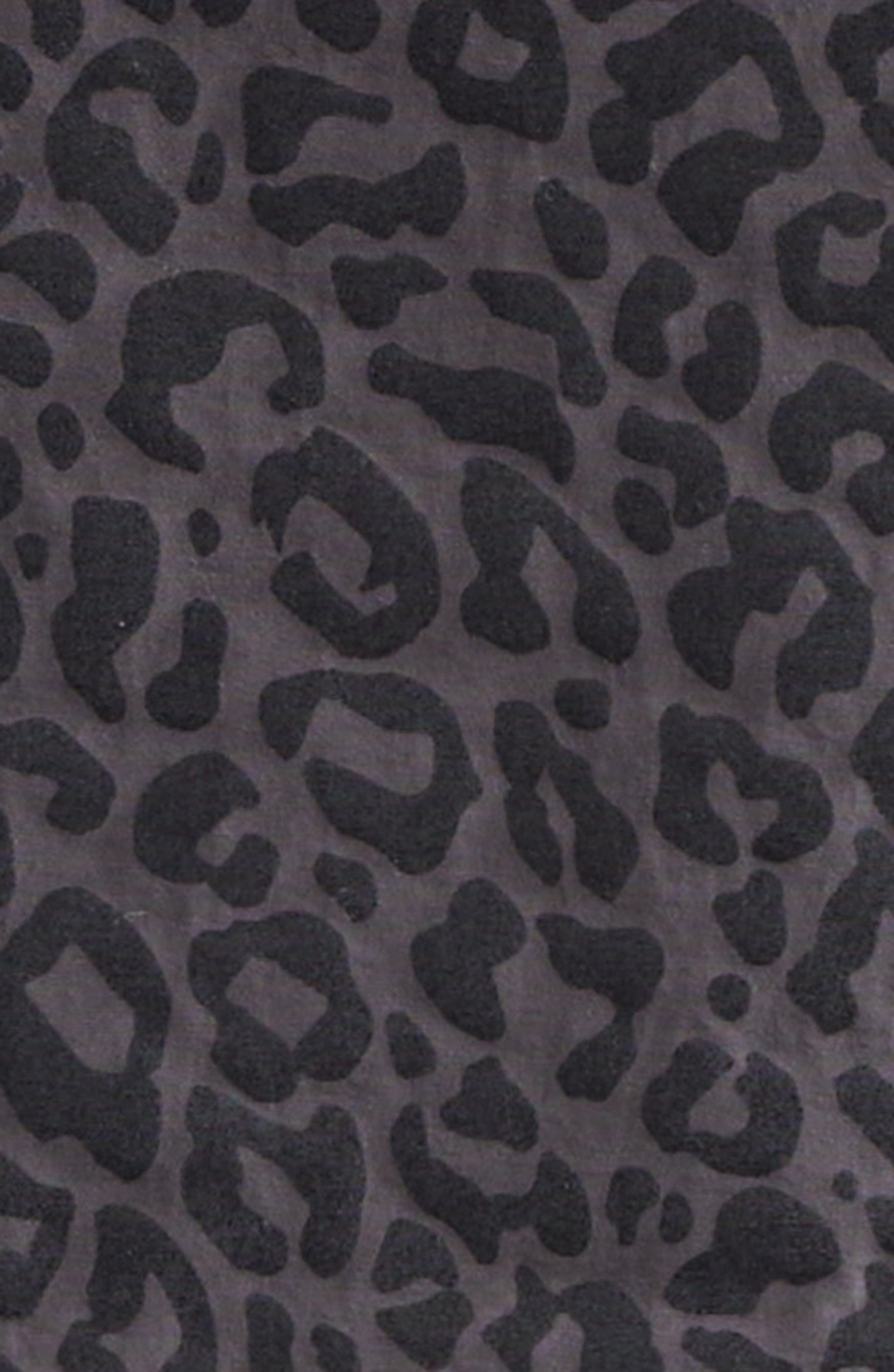 Undercover Leopard Print Coach's Jacket in Gray Base at Nordstrom - 6