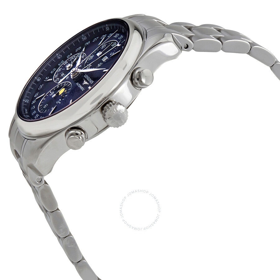 Longines Master Collection Moon Phase Chronograph Automatic Sunray Blue Dial Men's Watch L2.773.4.92 - 2