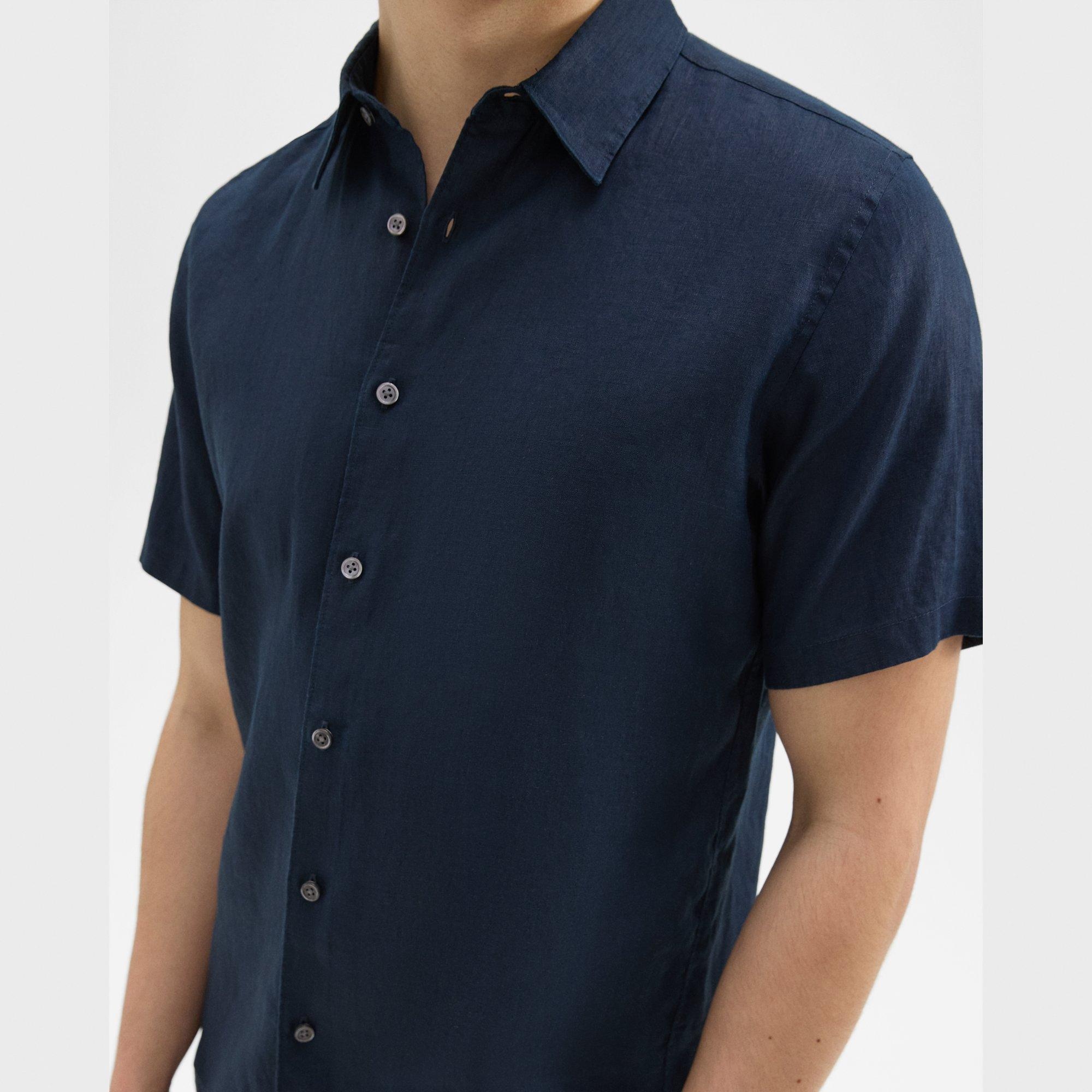 Irving Short-Sleeve Shirt in Relaxed Linen - 5