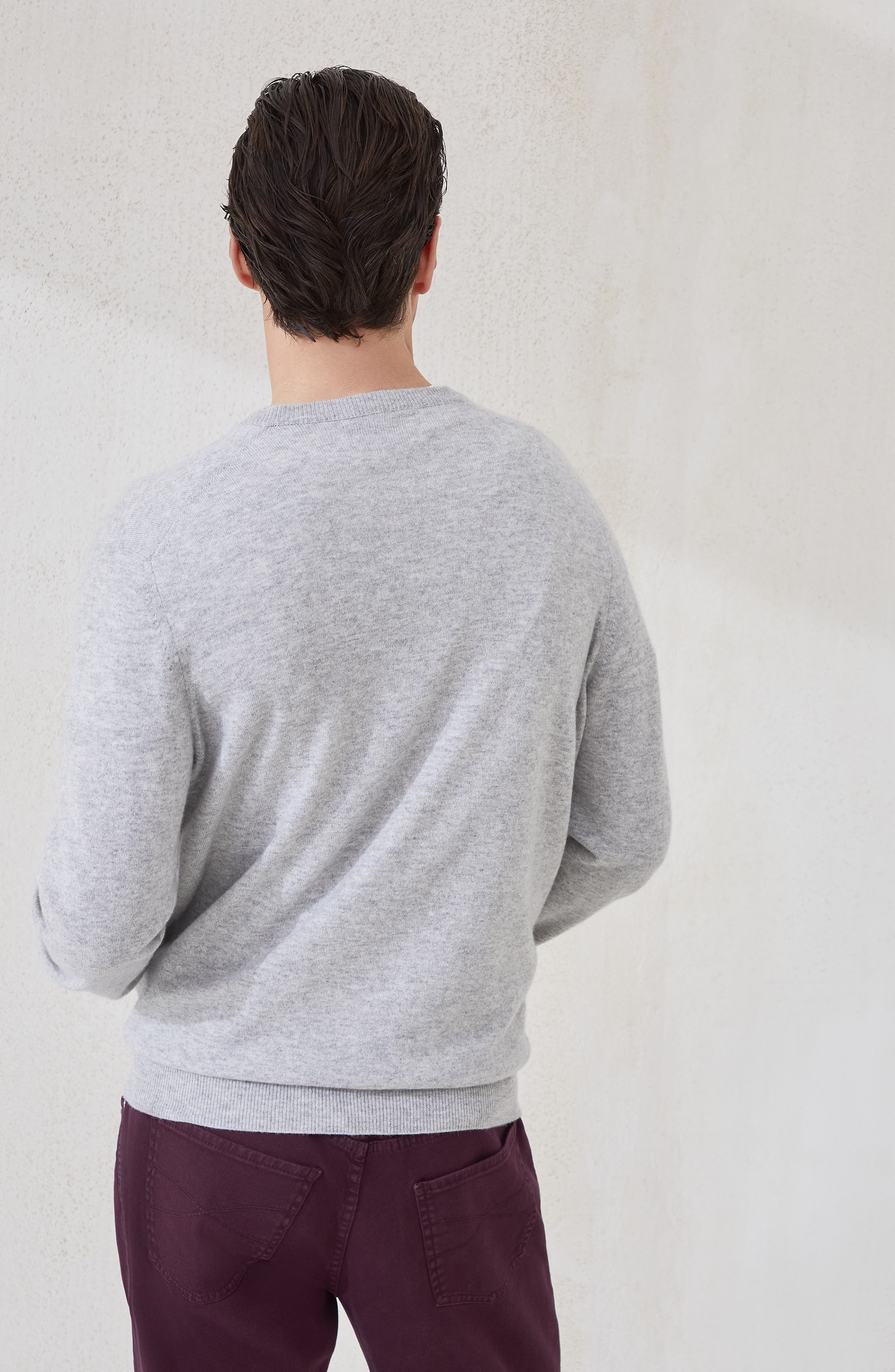 Brunello Cucinelli Cashmere sweater in Light Grey at Nordstrom - 3