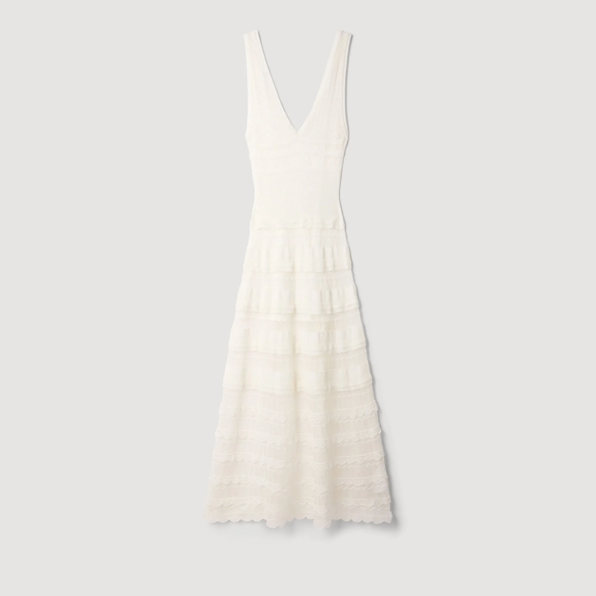 POINTELLE KNIT MAXI DRESS - 1