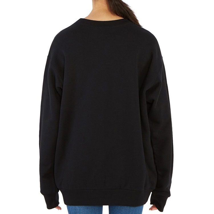 (WMNS) Gucci Cat Logo Printing Pullover Black 617964-XJCRU-1082 - 3