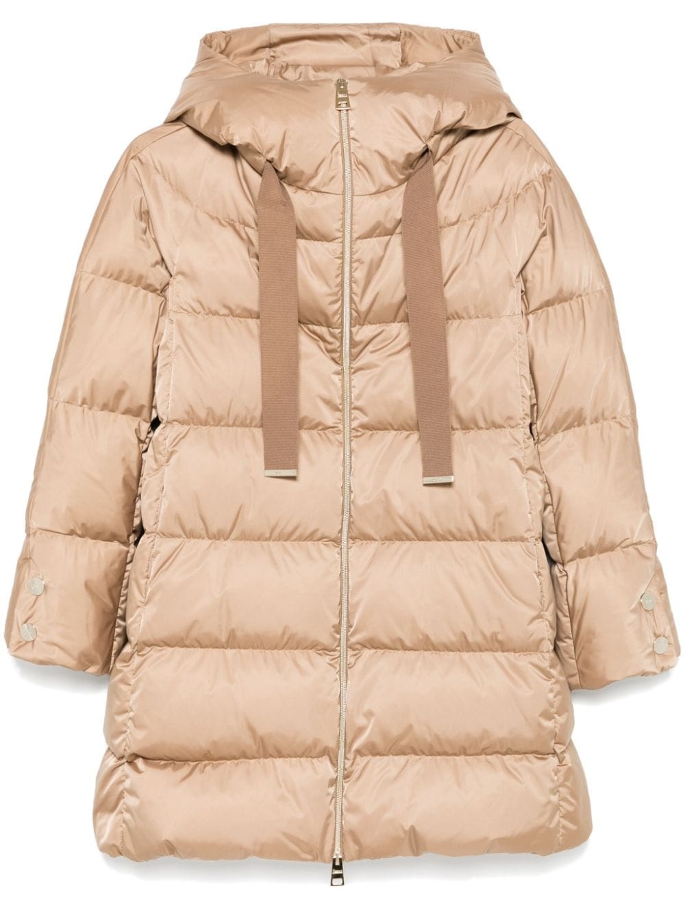 hooded puffer coat - 1