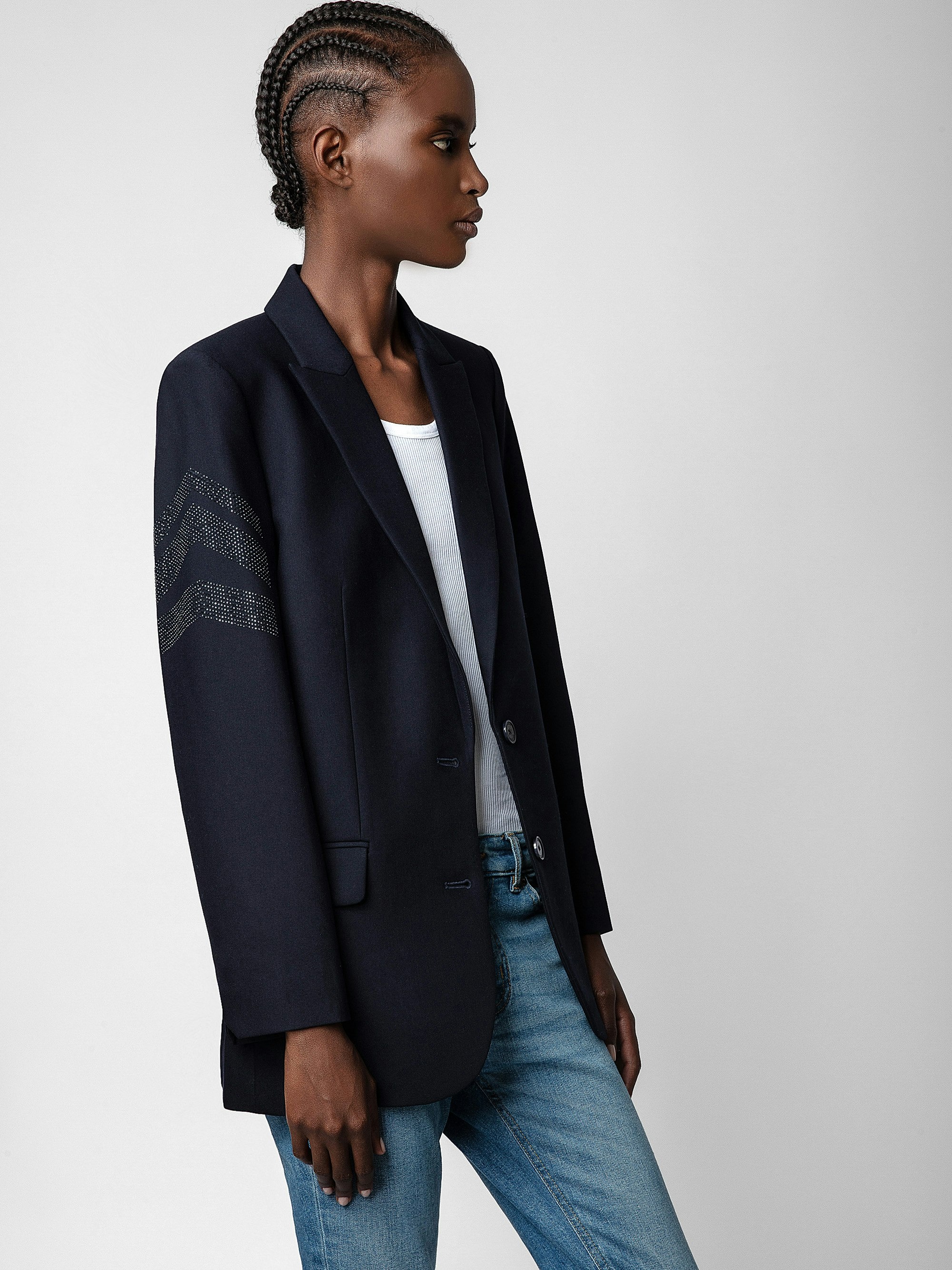 Viva Arrow Strass Blazer - 4