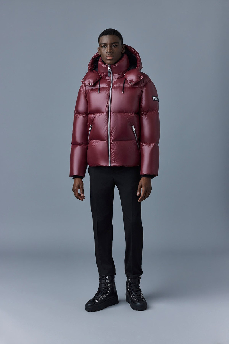 MACKAGE KENT-Z lustrous down jacket with hood outlook