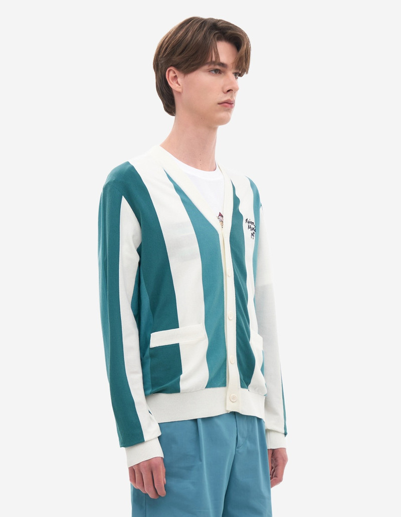 Men Golf Stripe Cardigan 3