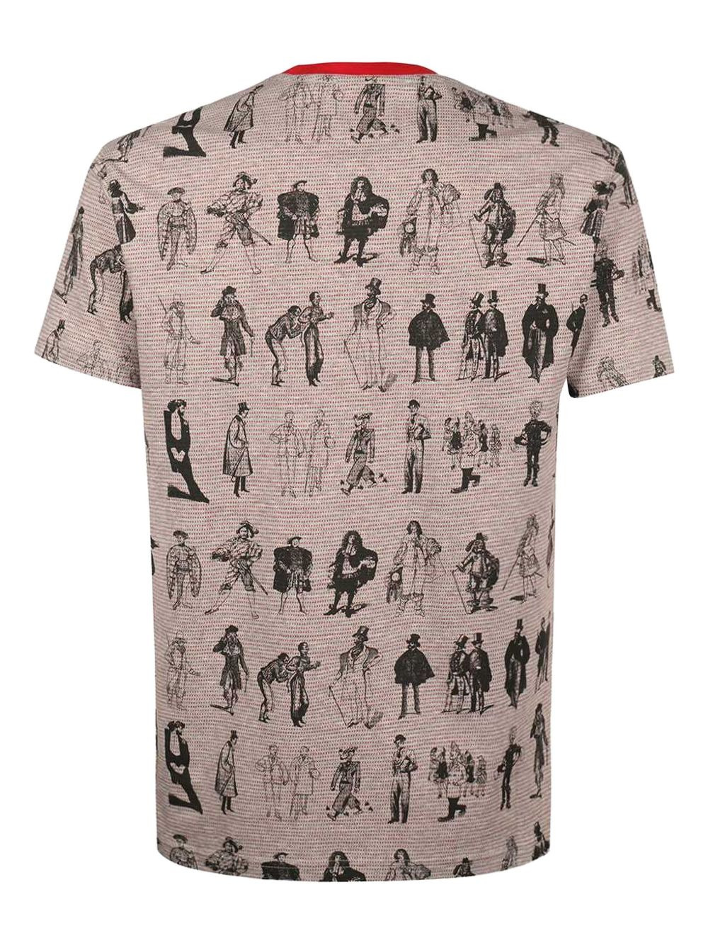 Evolution Of Man-print crew-neck T-shirt - 3