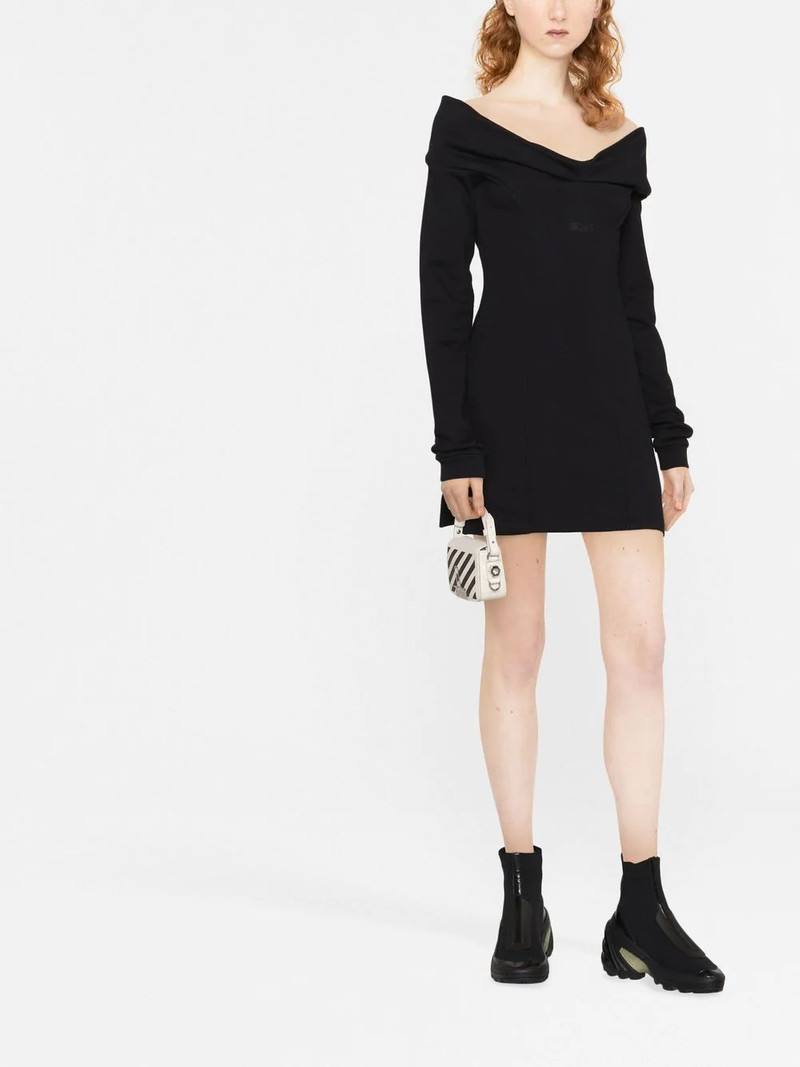 GCDS off-shoulder mini dress outlook