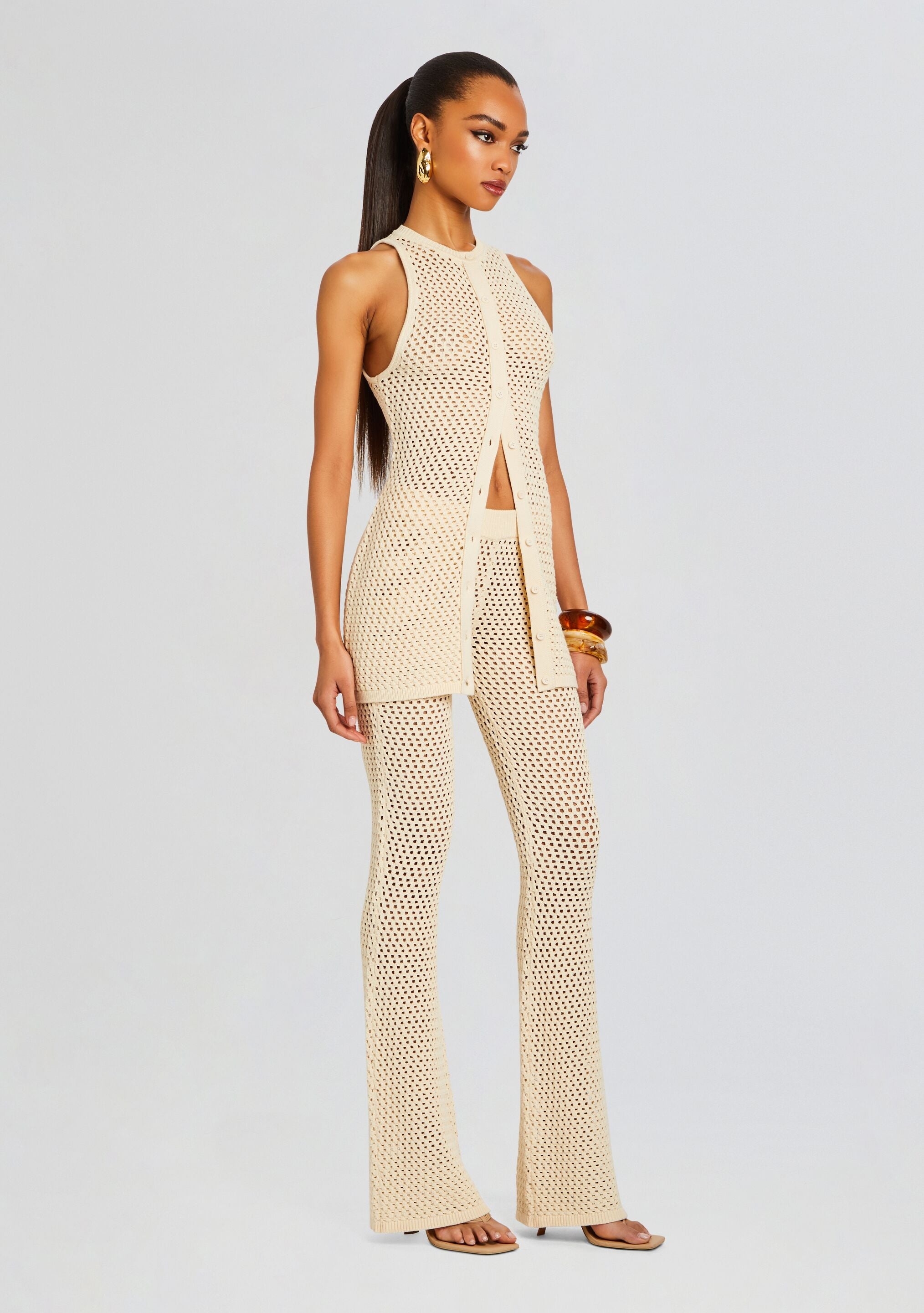 TISH KNIT CROCHET PANT - 3