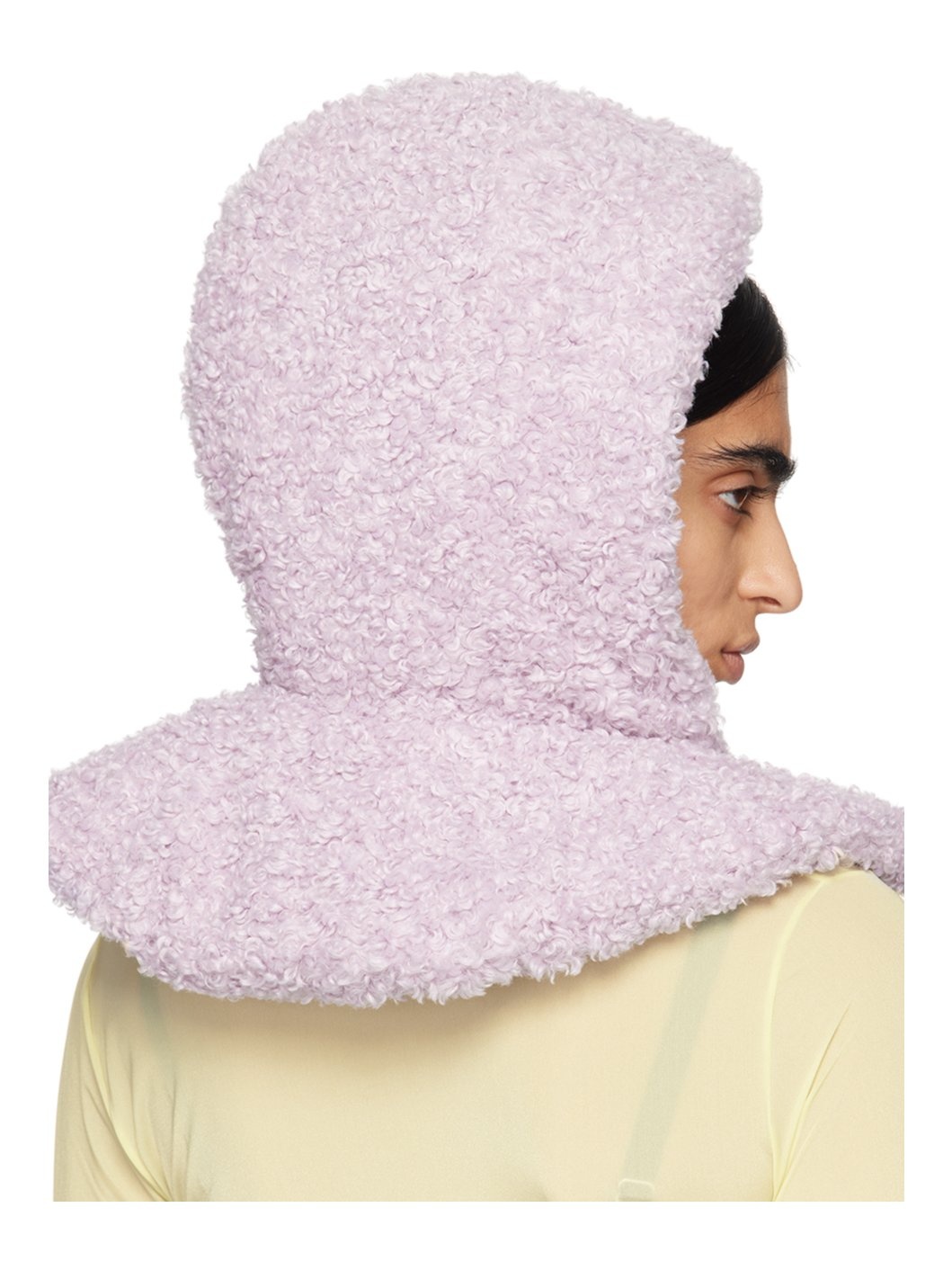 Purple Faux-Fur Bonnet - 3