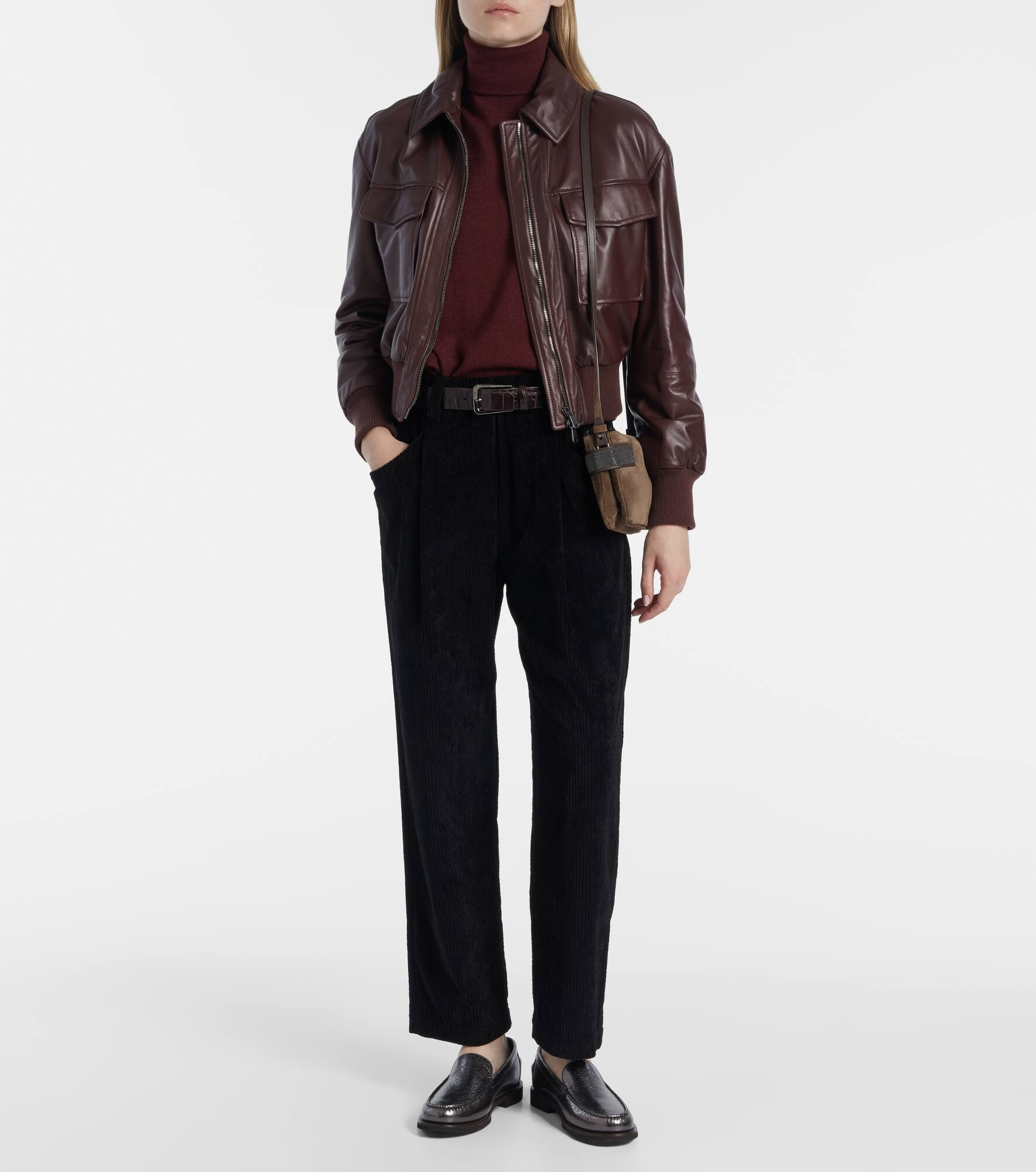 Cotton corduroy pants - 2