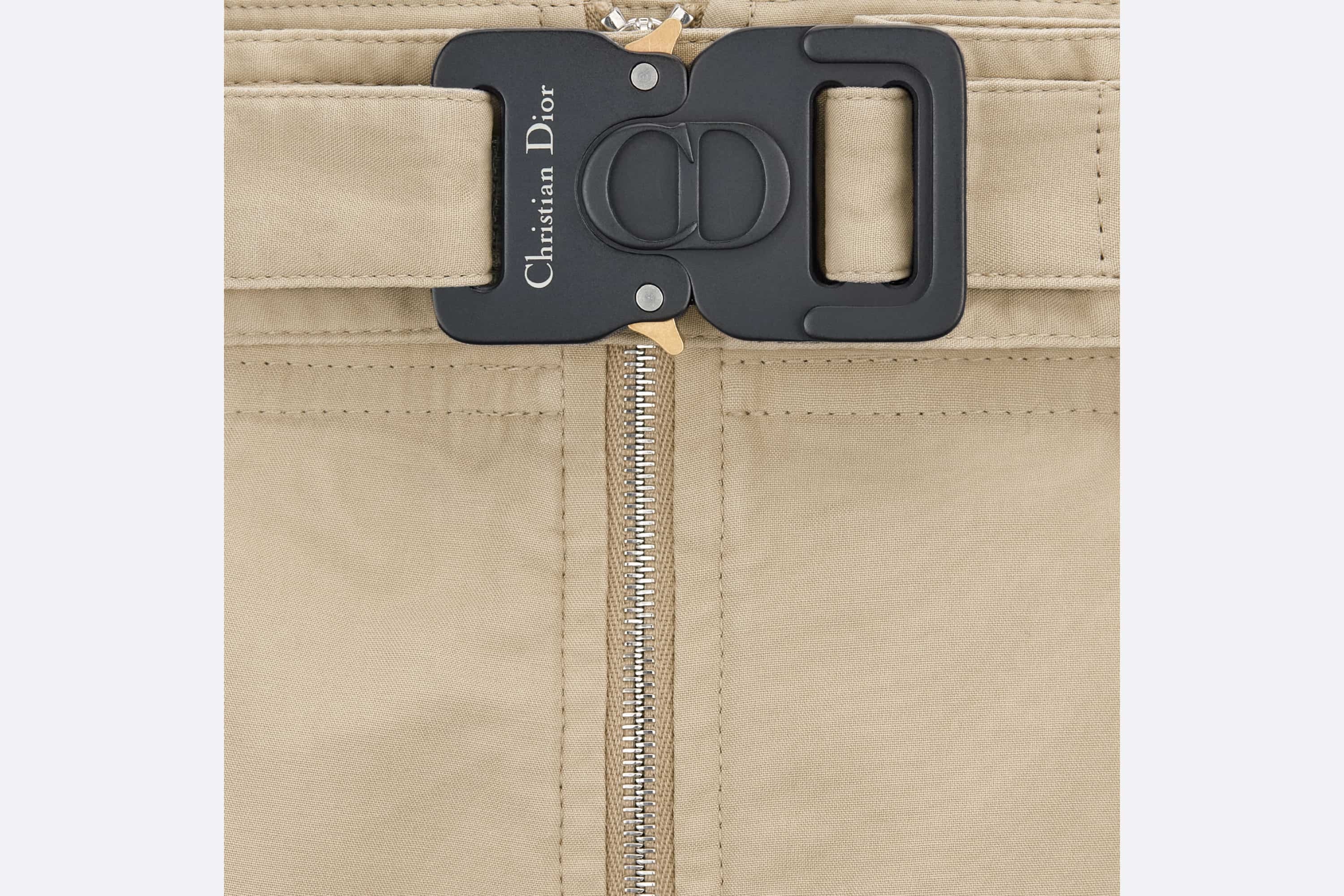 Cargo Pants with 'CD' Buckle Belt - 3