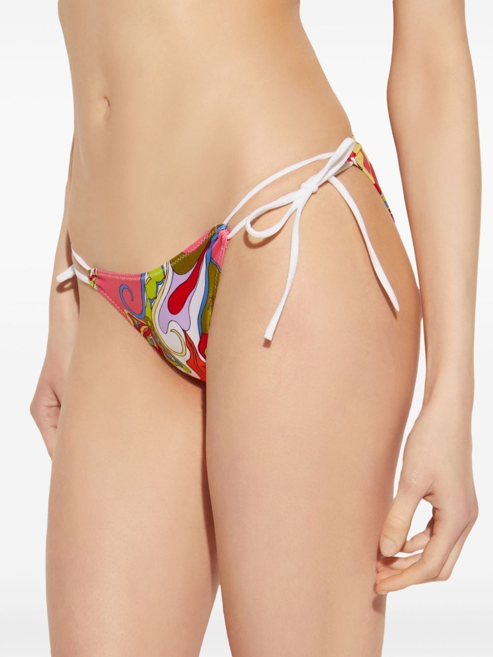 Orchidee-Print bikini bottoms - 6