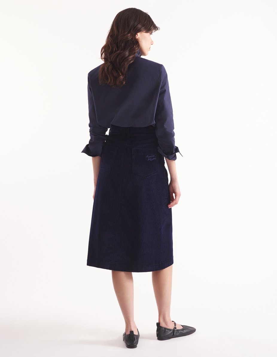 SLIT WORKWEAR SKIRT - 5