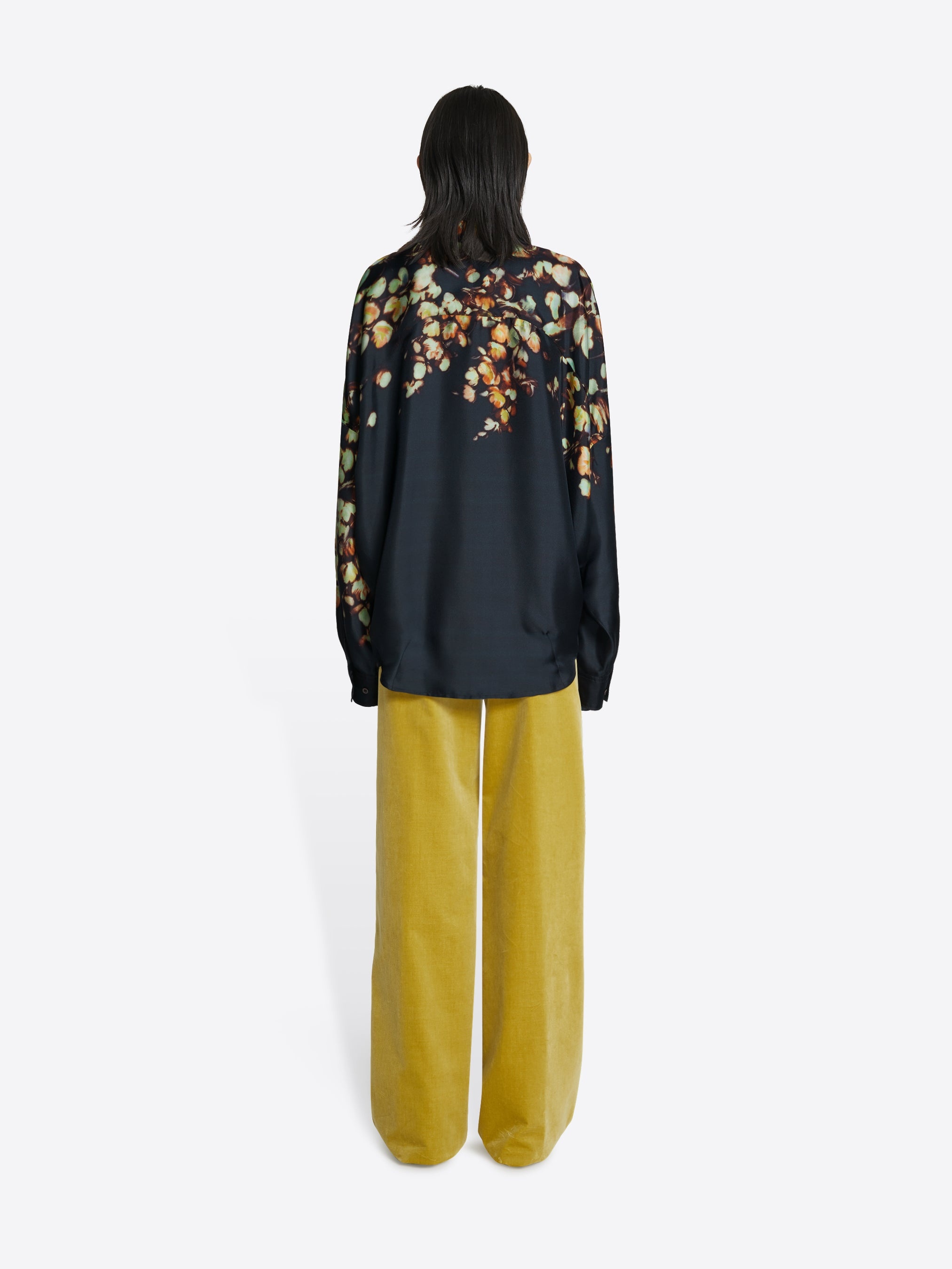 FLARED VELVET PANTS - 4