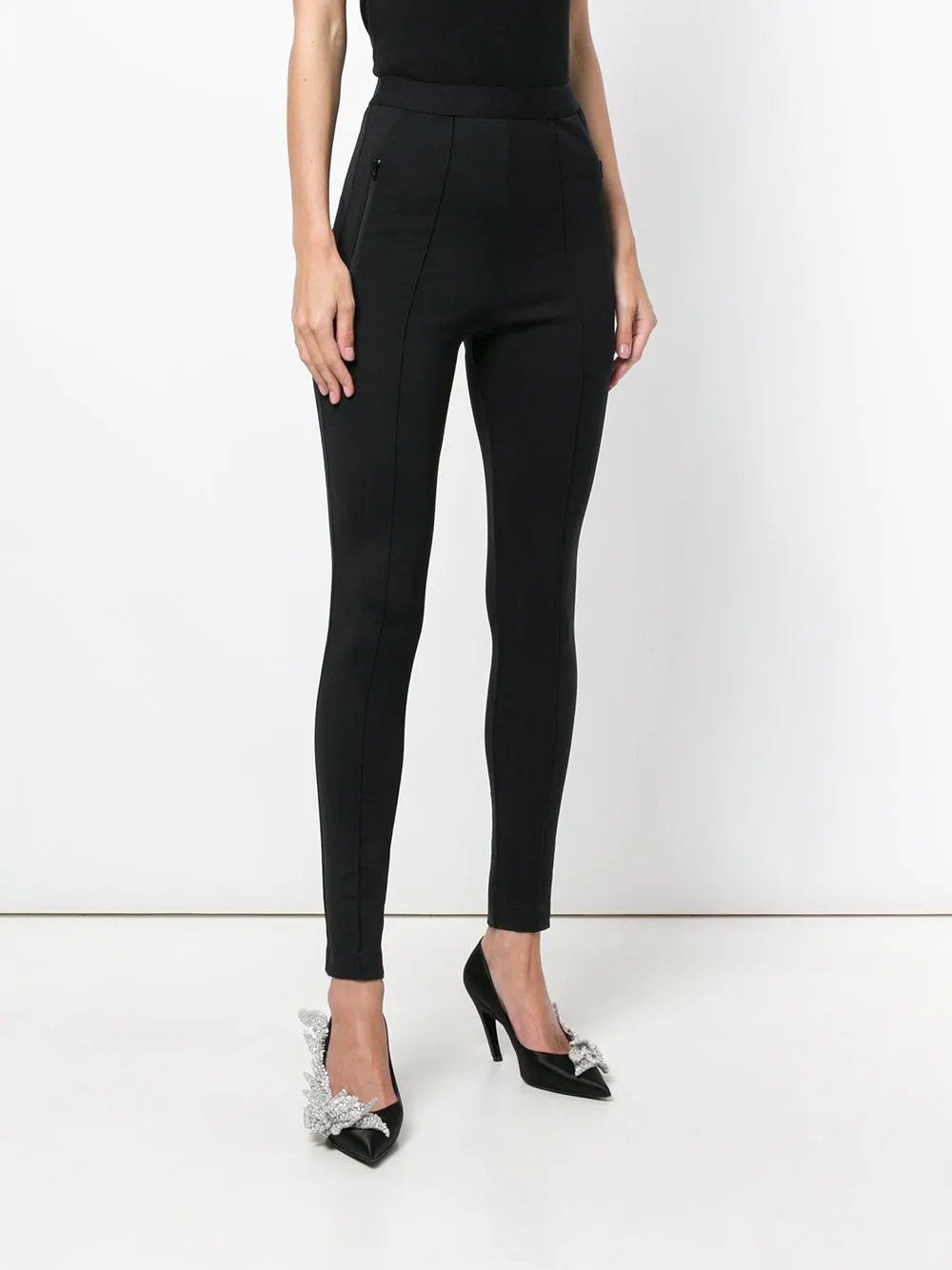 High waisted leggings with rear logo - 3