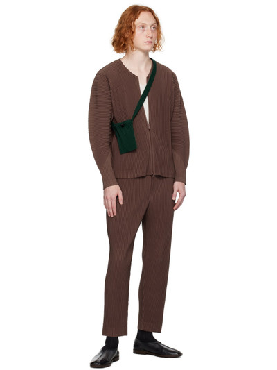 ISSEY MIYAKE Brown Monthly Color September Cardigan outlook
