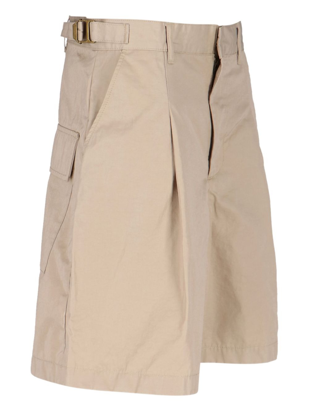 pleated cargo shorts - 3