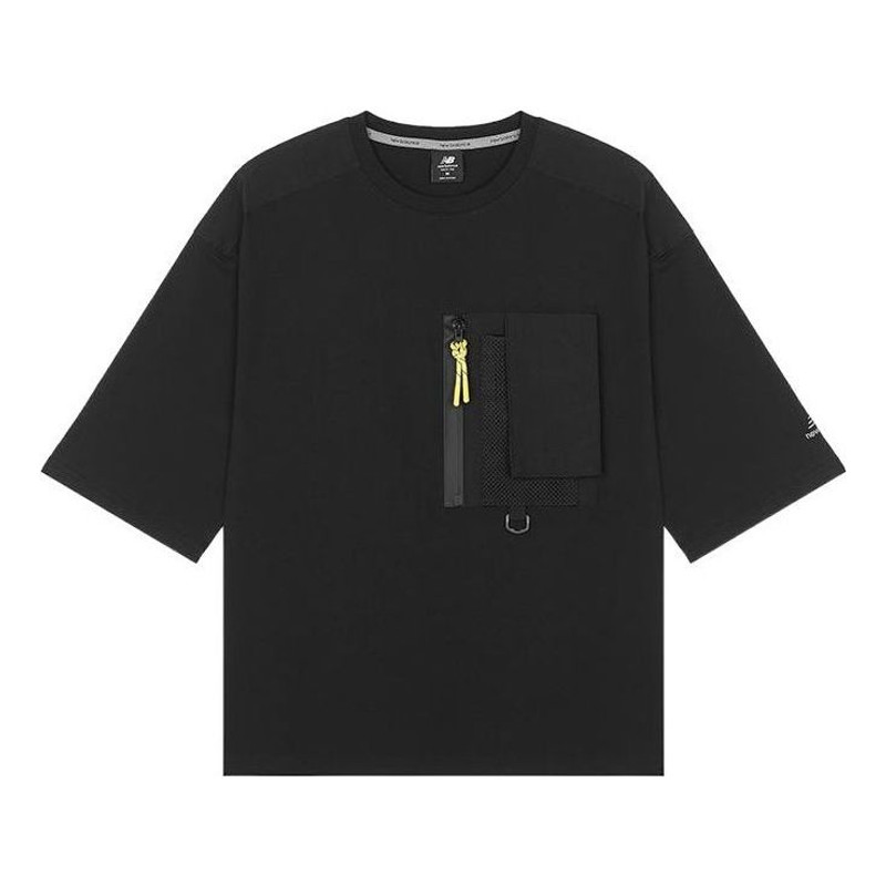 새로운 균형 캐주얼 패션 티 '블랙' AMT21371-BK - 1