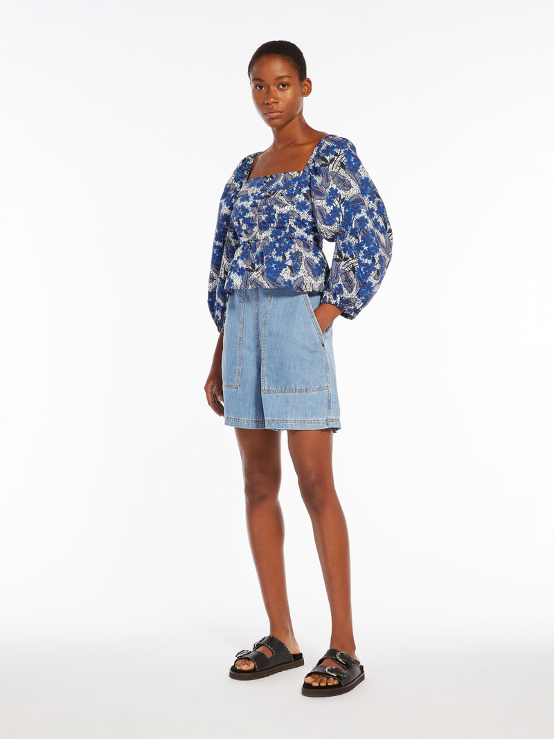 WEEKEND Max Mara PALPITI Cotton poplin top outlook