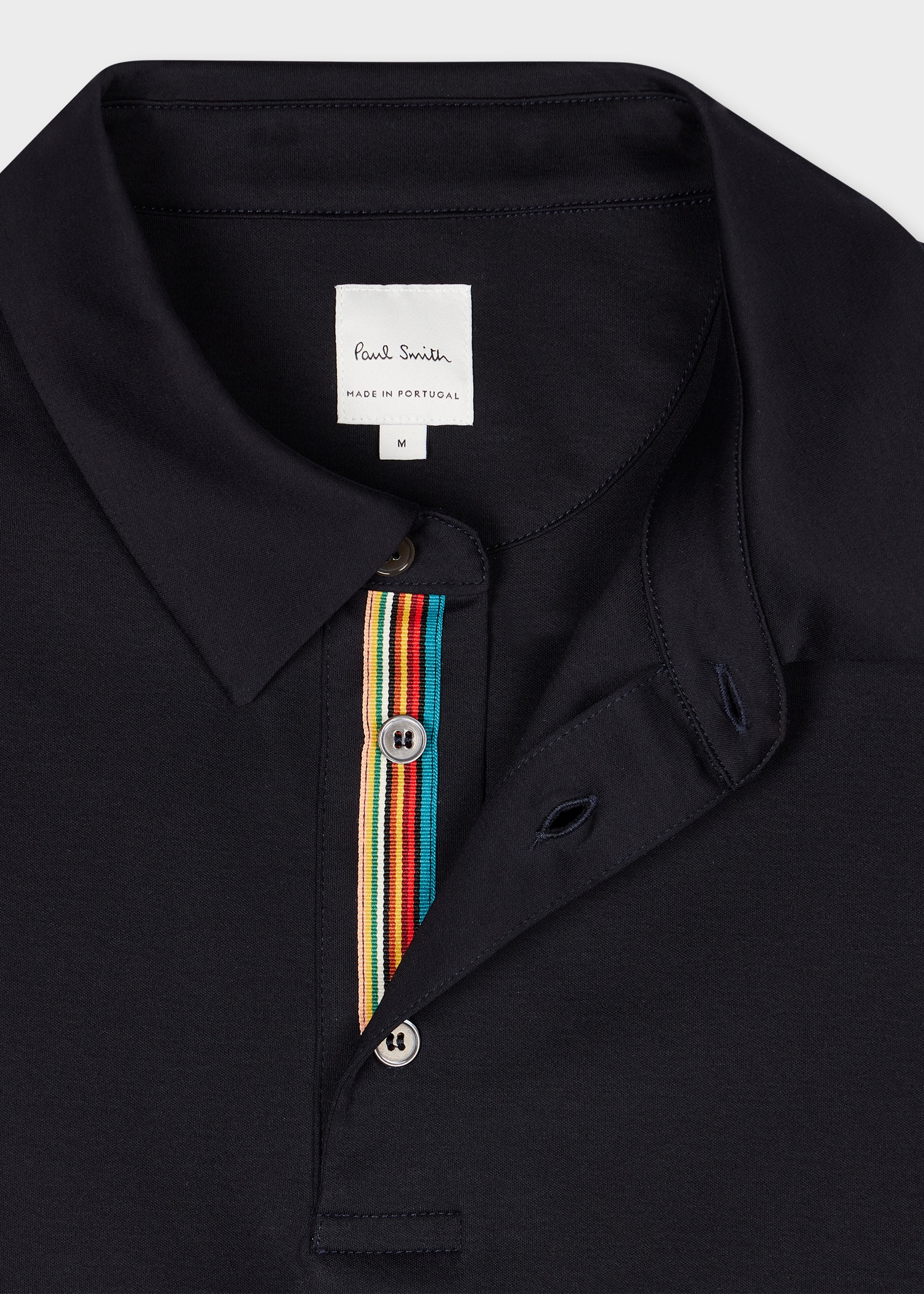 Navy Interlock Polo Shirt - 3