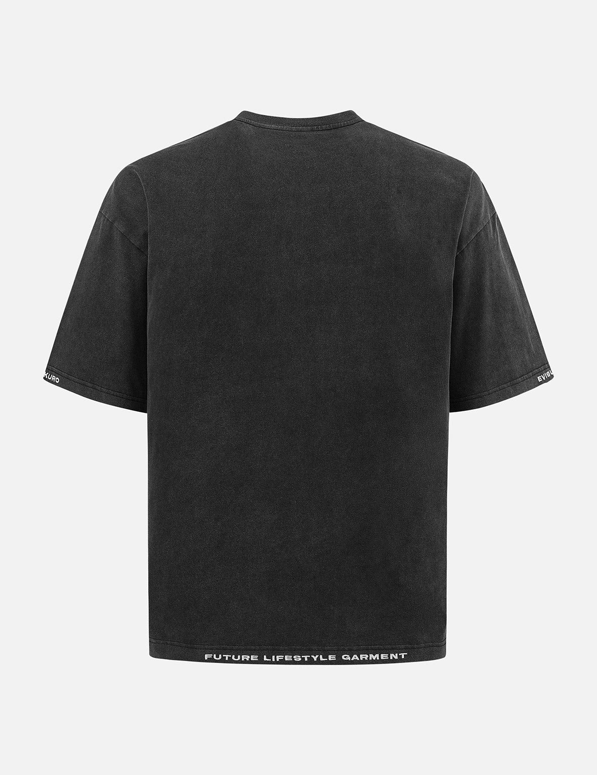 Logo and Seagull Embroidery Oversized T-shirt - 2