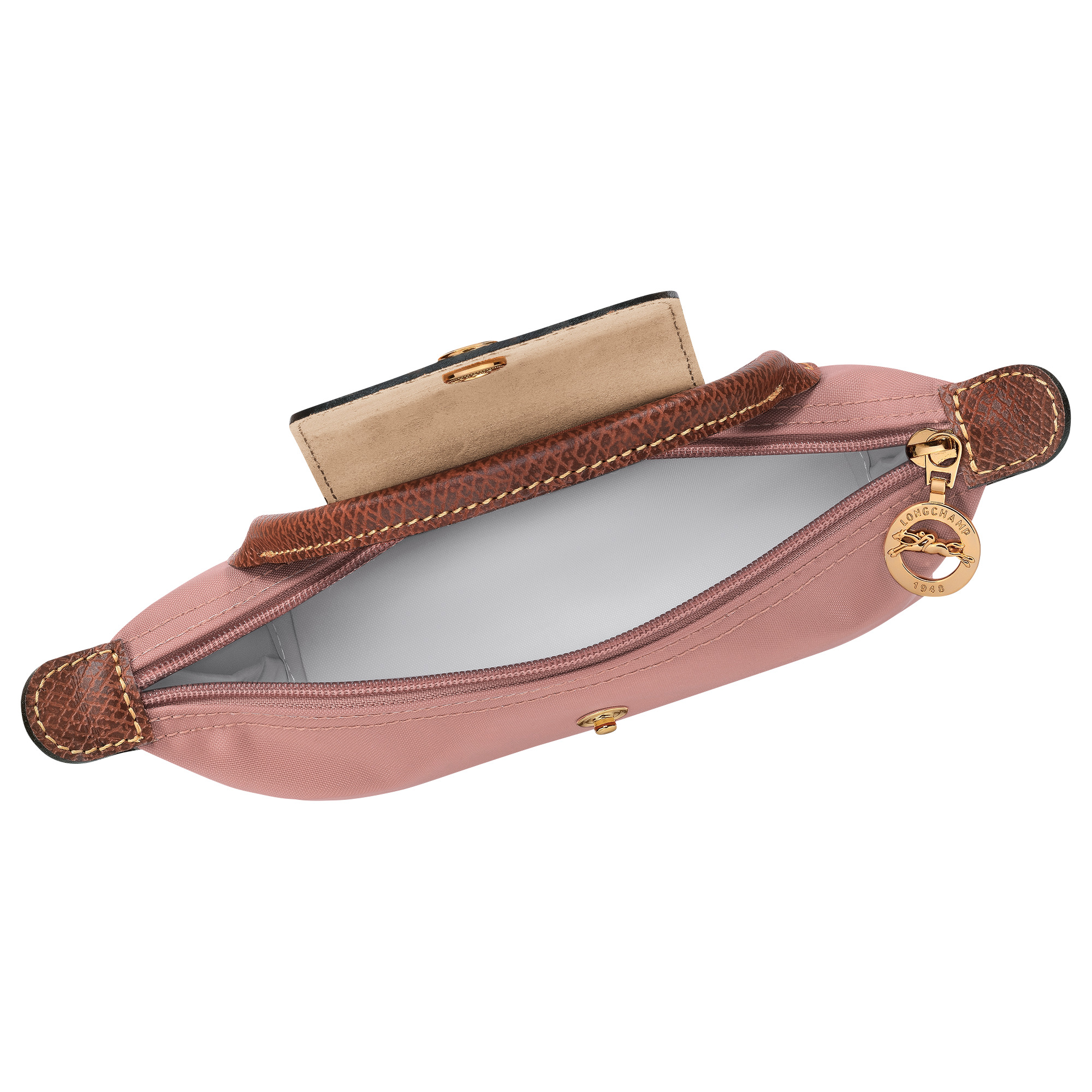 Le Pliage Original Pouch with handle Pink Tea - Recycled canvas - 4