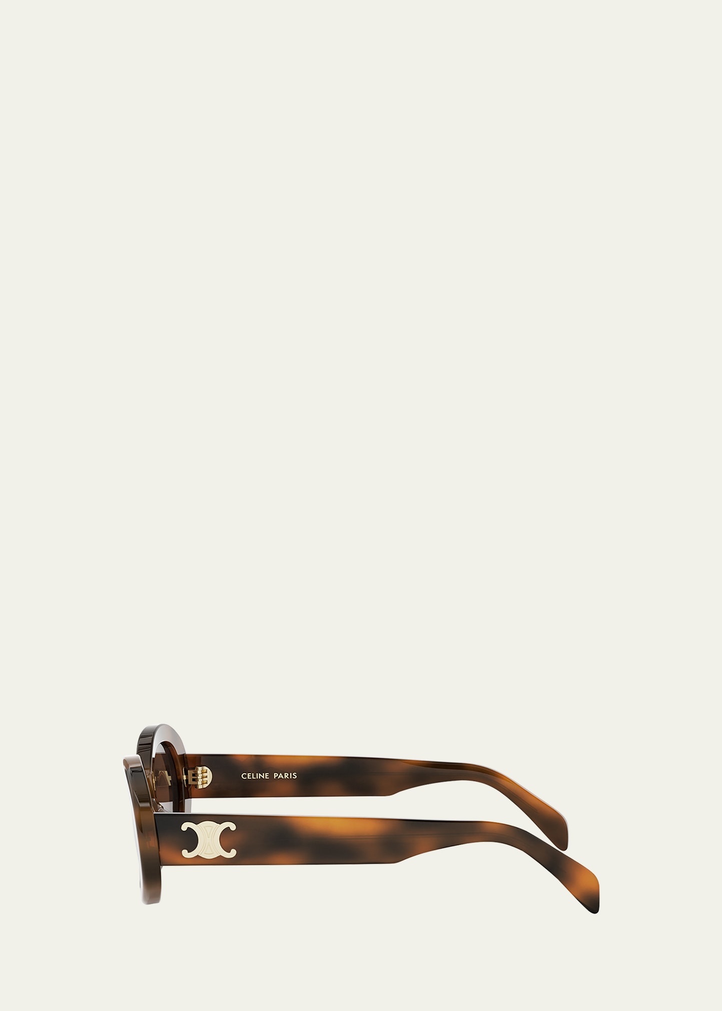 Triomphe Acetate Oval Sunglasses - 4