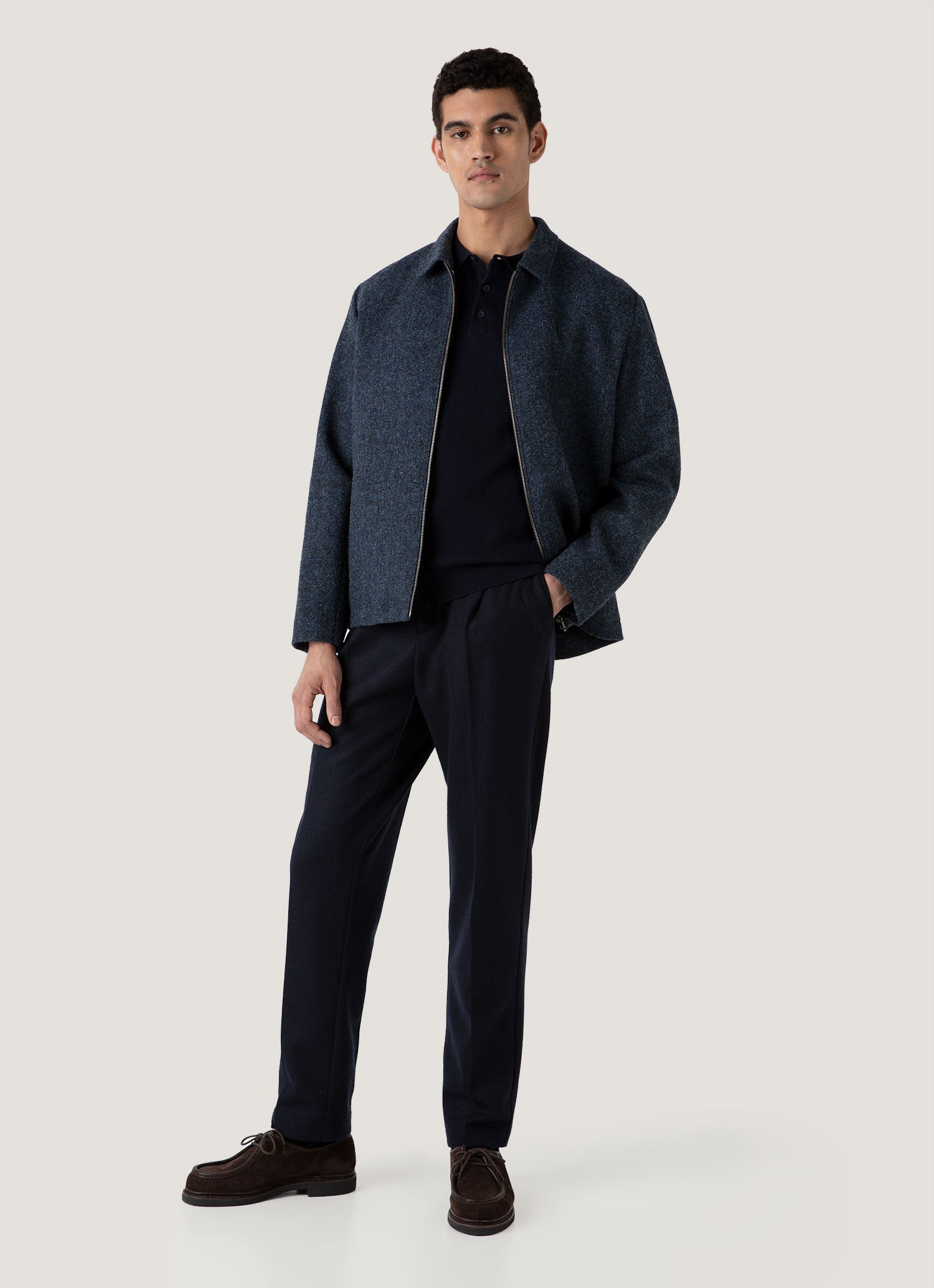 Harris Tweed Harrington Jacket - 3