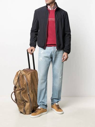 Brunello Cucinelli zip-through lightweight jacket outlook