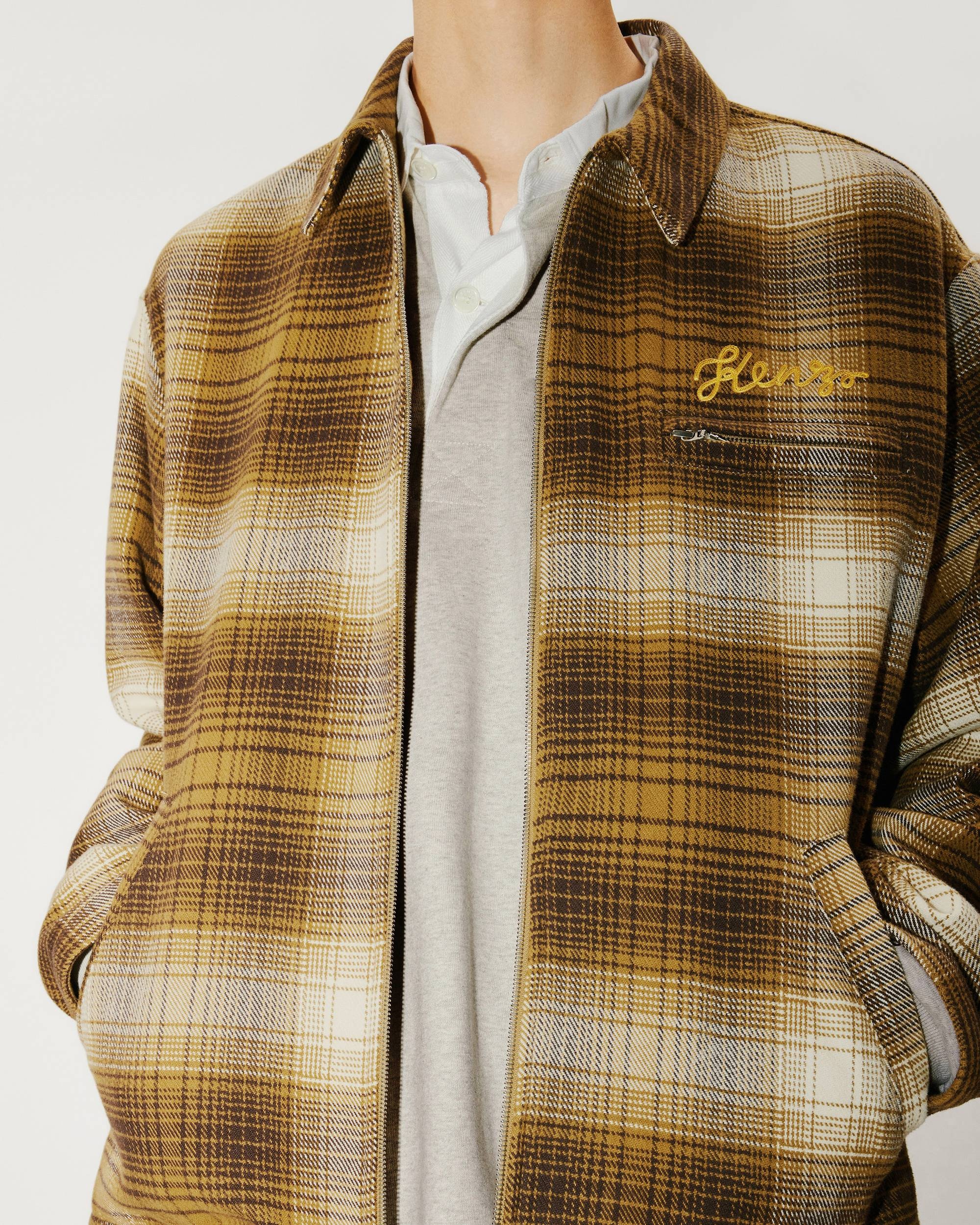 Lightweight chequered jacket - 7