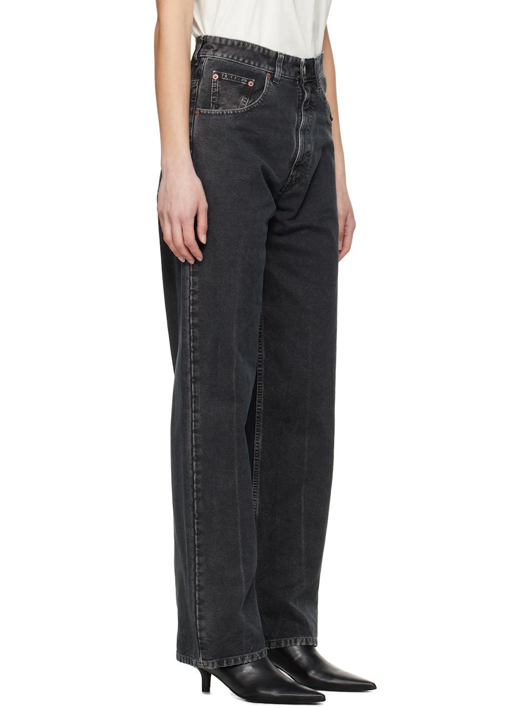 Black 5 Pockets Jeans - 2