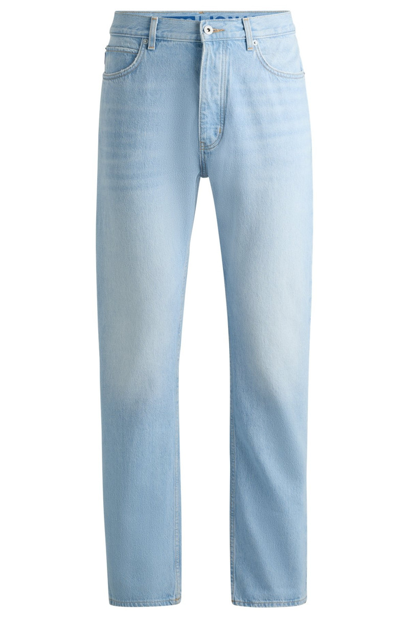 REGULAR-FIT JEANS IN PURE-COTTON DENIM 1