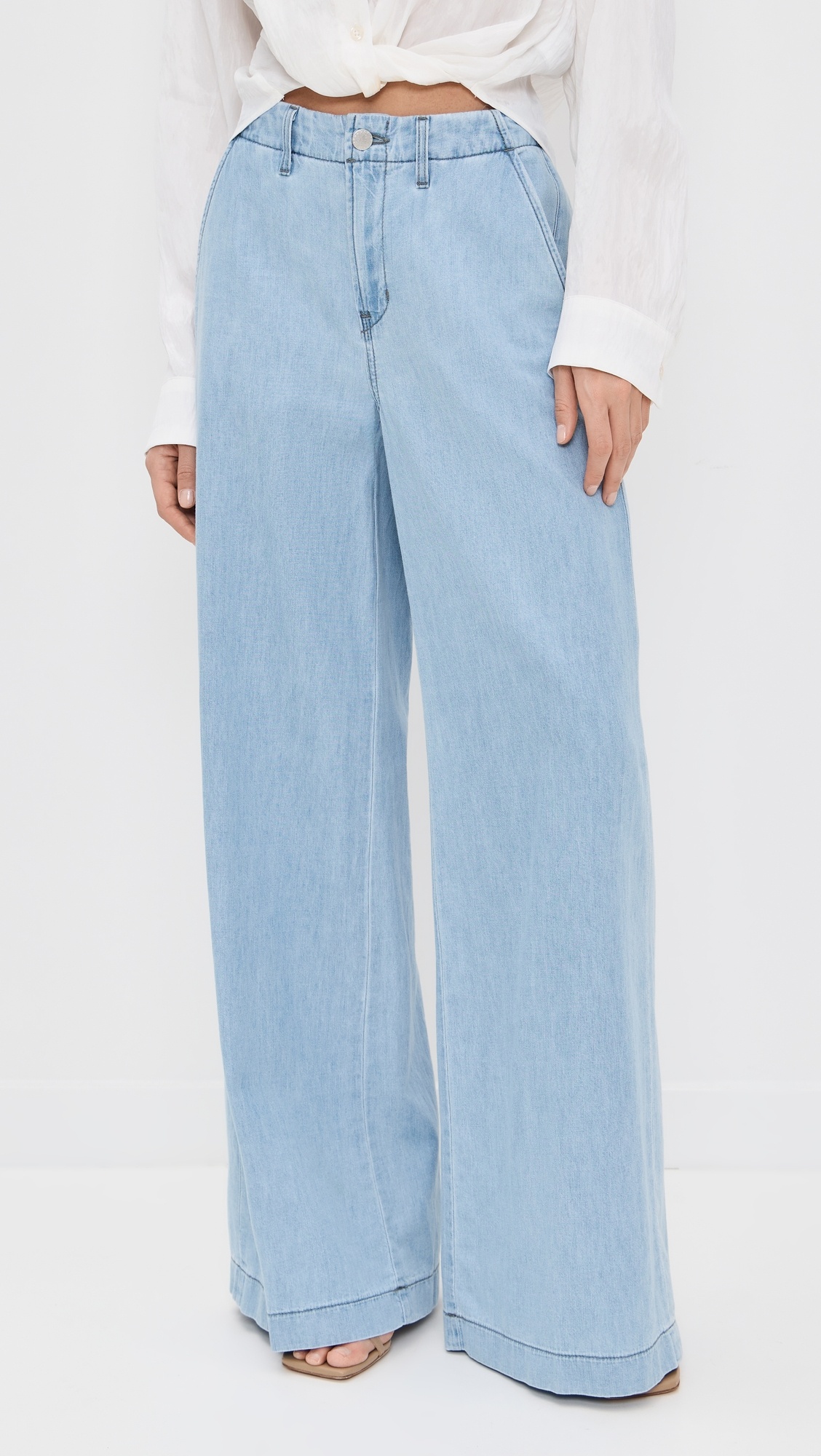 Runa High Rise Wide Leg Trousers - 1